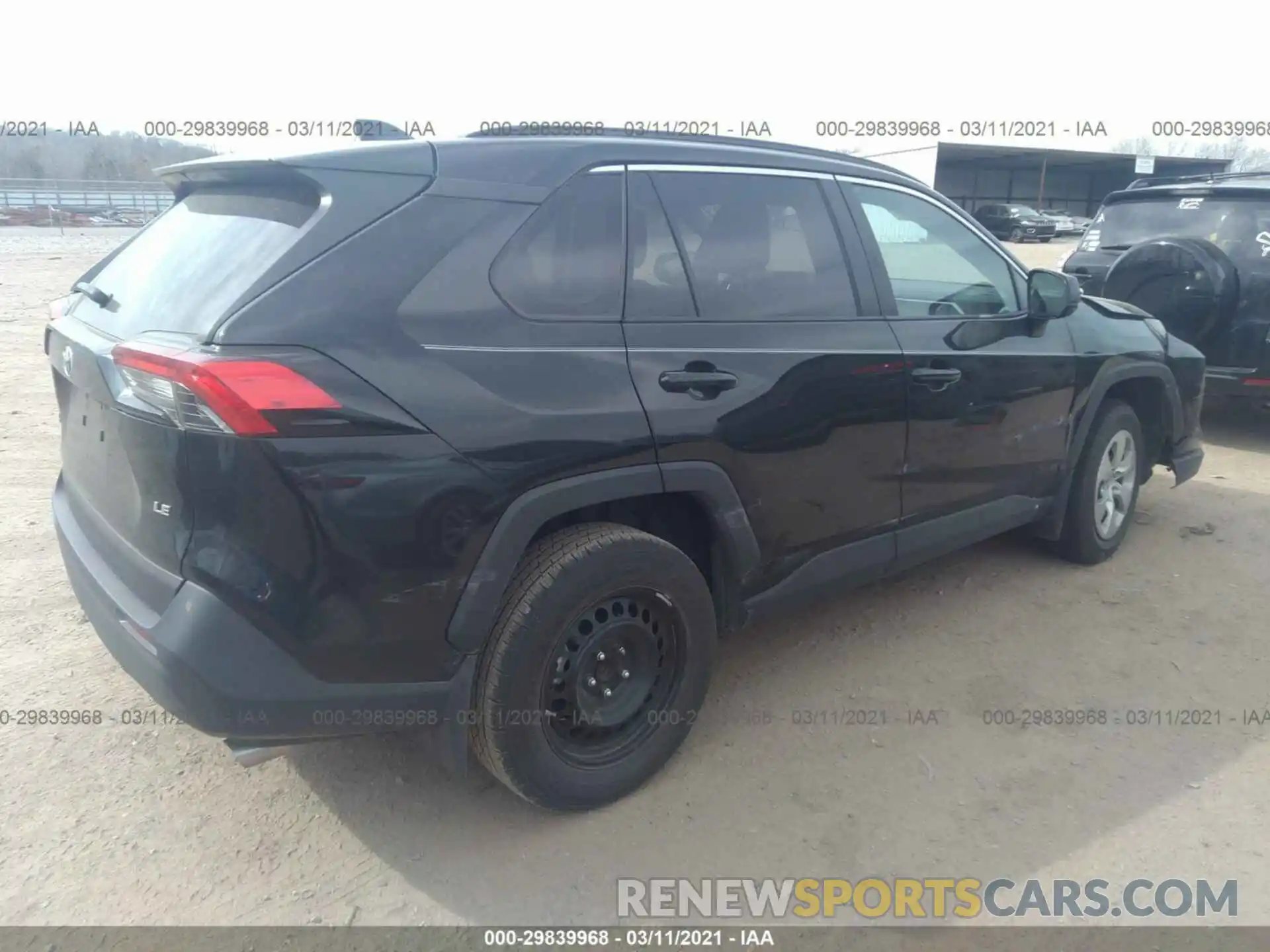 4 Photograph of a damaged car 2T3H1RFV1LC051435 TOYOTA RAV4 2020