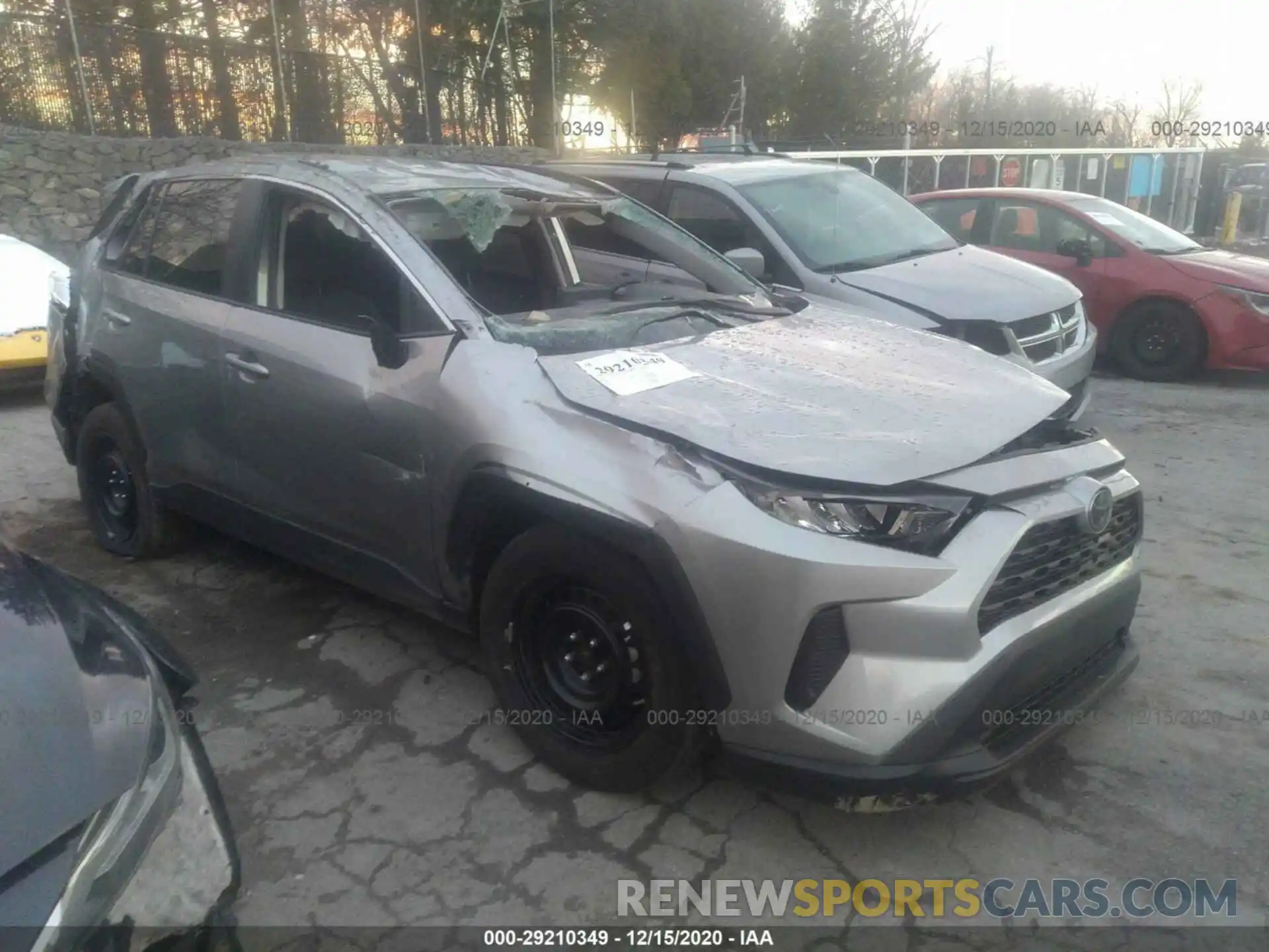 1 Photograph of a damaged car 2T3H1RFV1LC051693 TOYOTA RAV4 2020