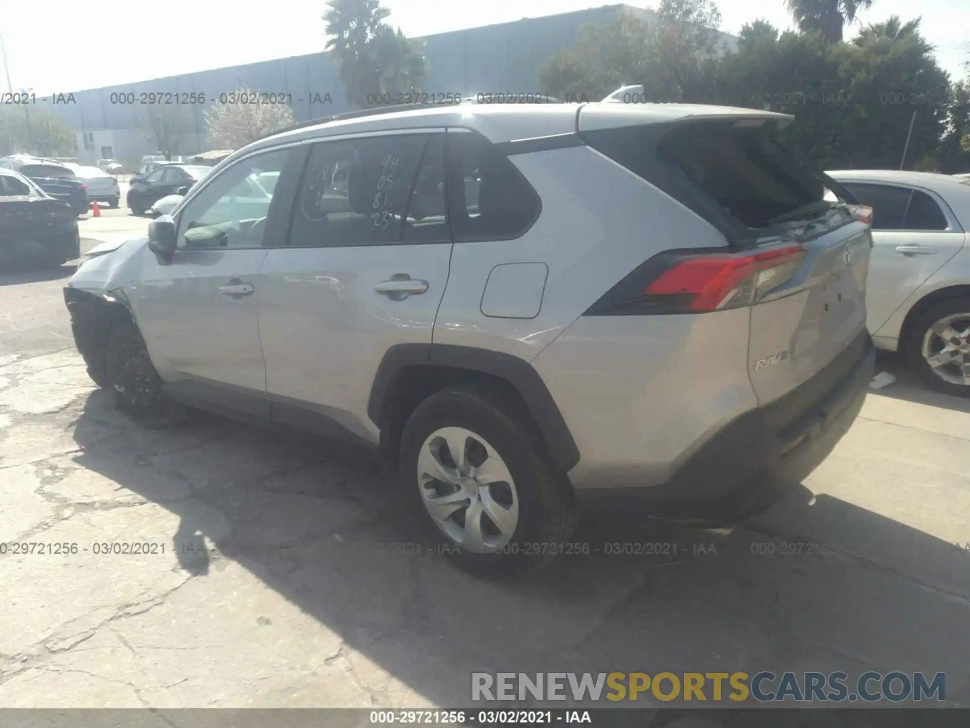 3 Photograph of a damaged car 2T3H1RFV1LC052746 TOYOTA RAV4 2020