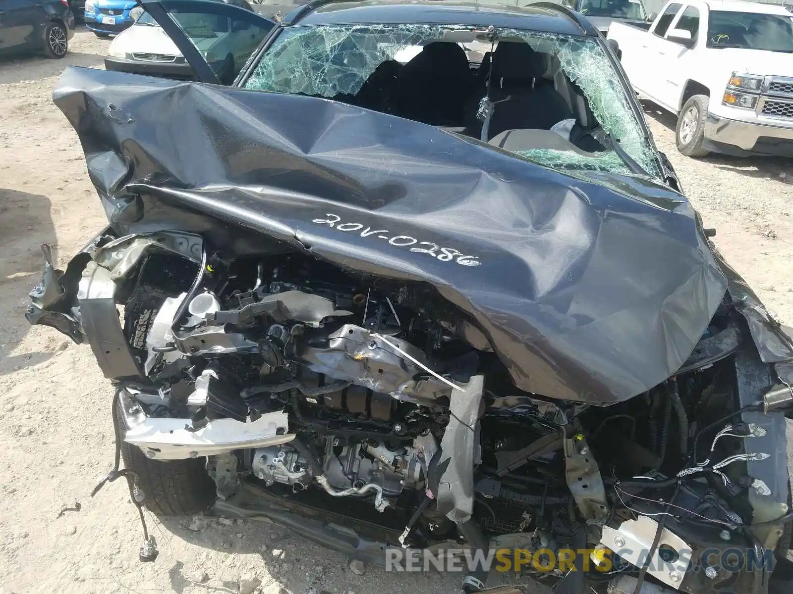 7 Photograph of a damaged car 2T3H1RFV1LC055761 TOYOTA RAV4 2020