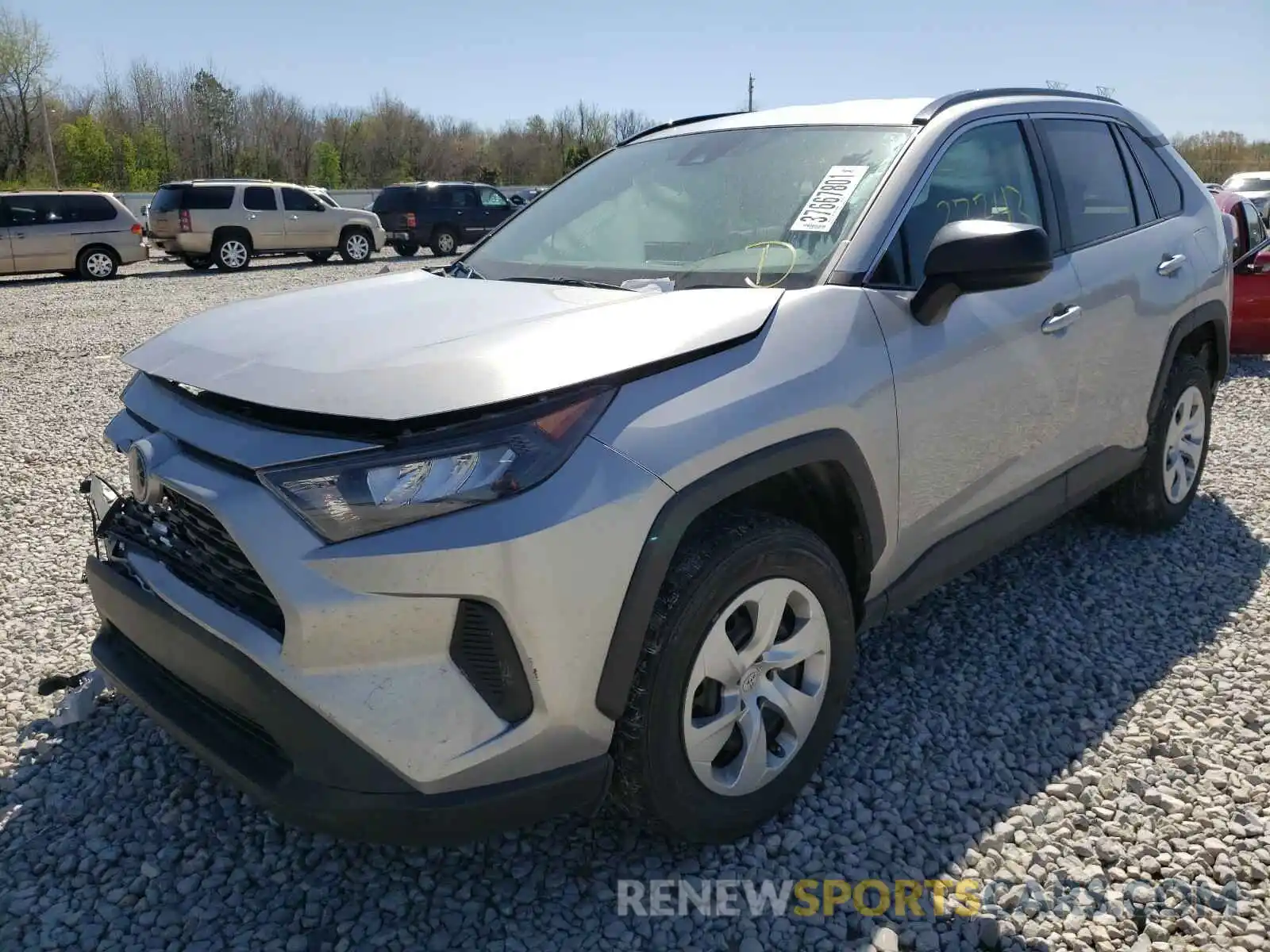 2 Photograph of a damaged car 2T3H1RFV1LC061236 TOYOTA RAV4 2020