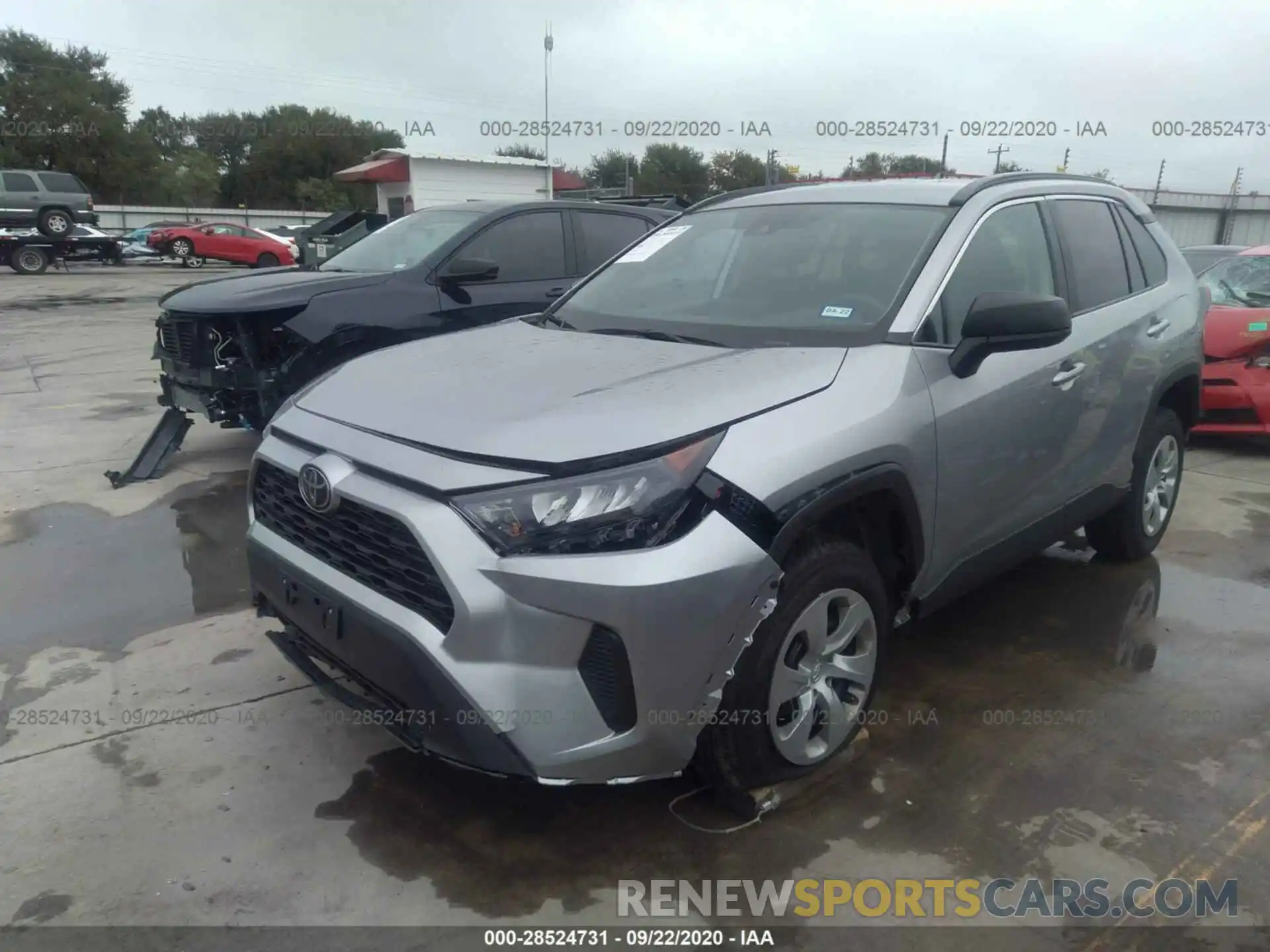 2 Photograph of a damaged car 2T3H1RFV1LC062144 TOYOTA RAV4 2020