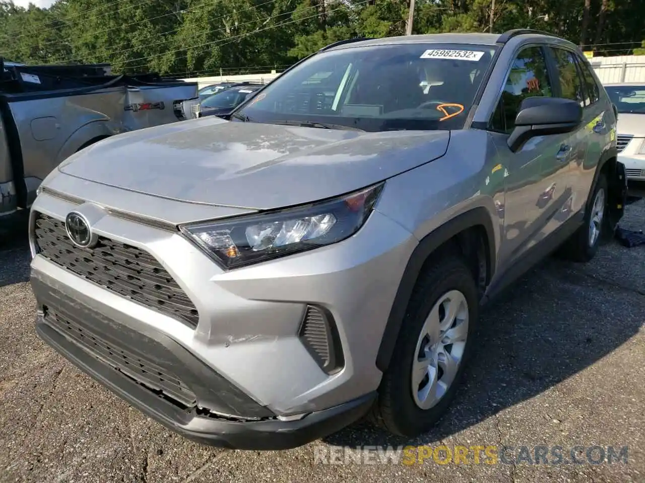 2 Photograph of a damaged car 2T3H1RFV1LC065254 TOYOTA RAV4 2020