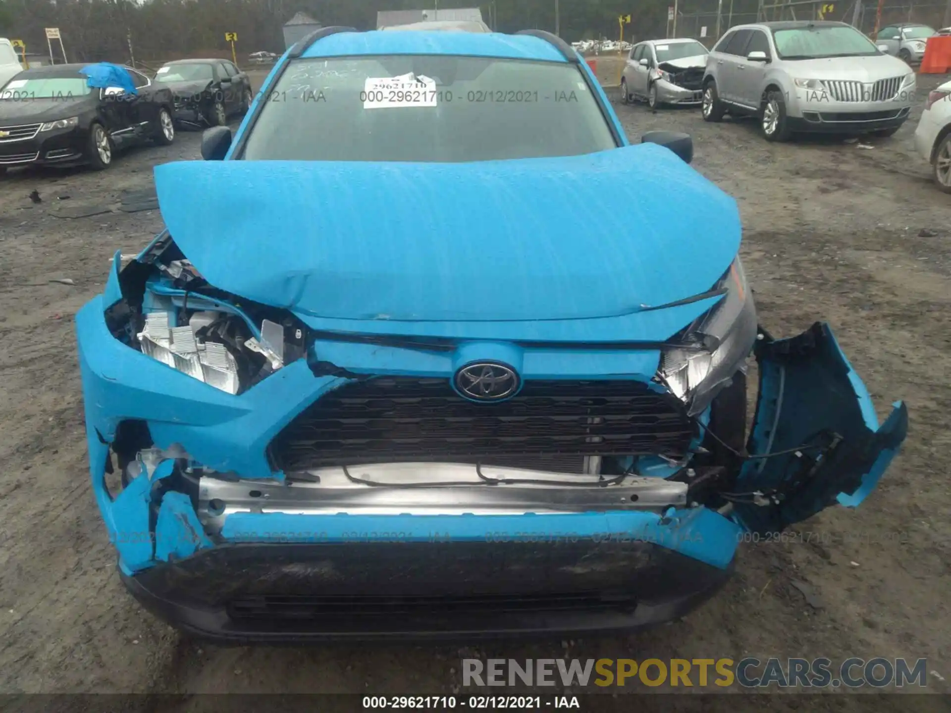 6 Photograph of a damaged car 2T3H1RFV1LC067912 TOYOTA RAV4 2020