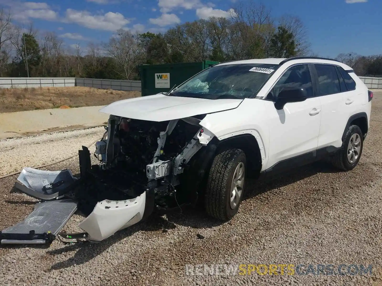 2 Photograph of a damaged car 2T3H1RFV1LC076884 TOYOTA RAV4 2020