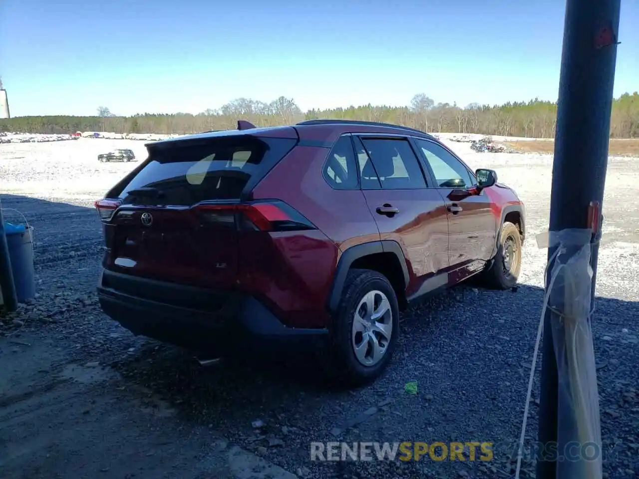 4 Photograph of a damaged car 2T3H1RFV1LC079249 TOYOTA RAV4 2020