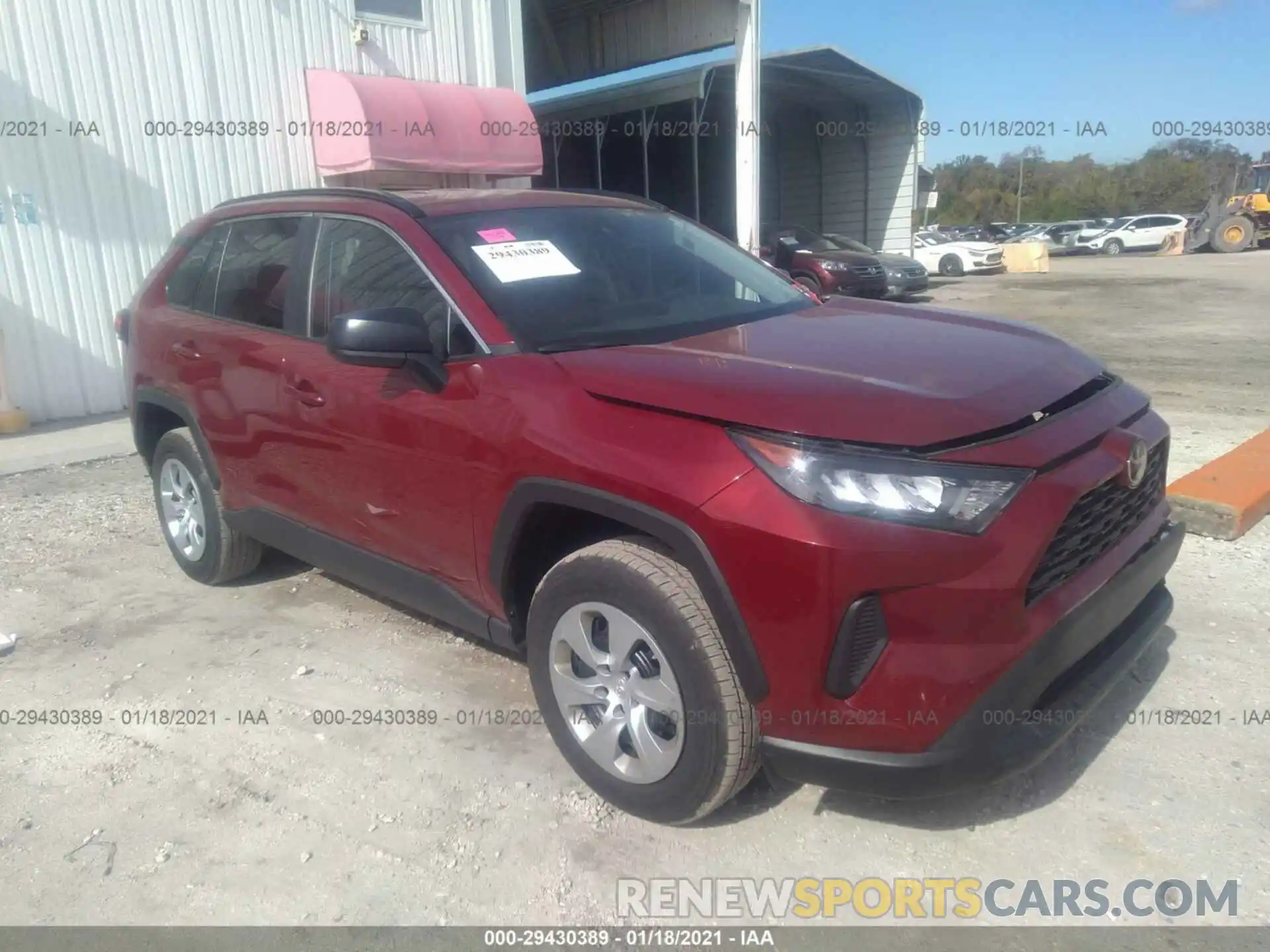 1 Фотография поврежденного автомобиля 2T3H1RFV1LC080496 TOYOTA RAV4 2020