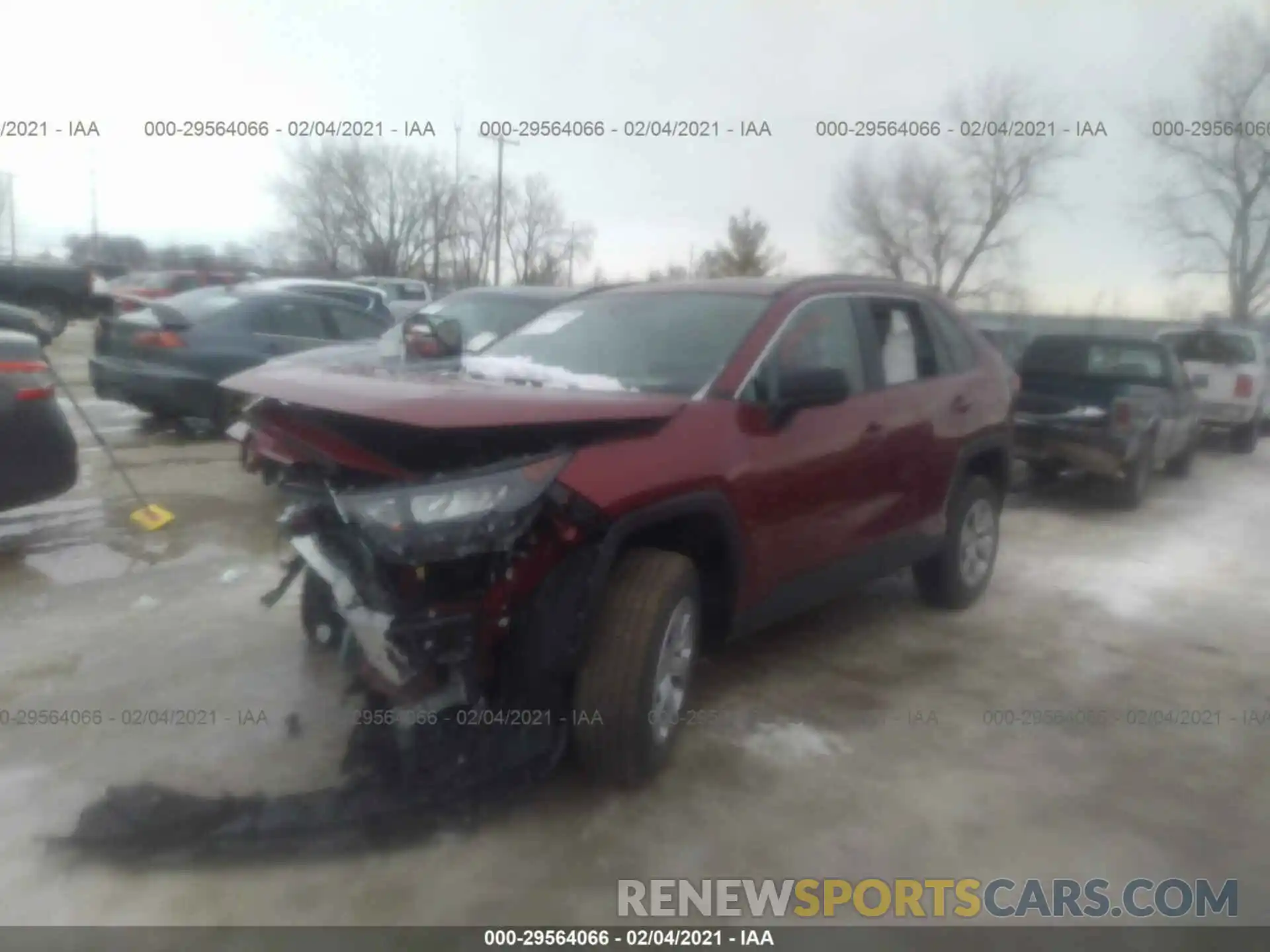 2 Photograph of a damaged car 2T3H1RFV1LC081552 TOYOTA RAV4 2020