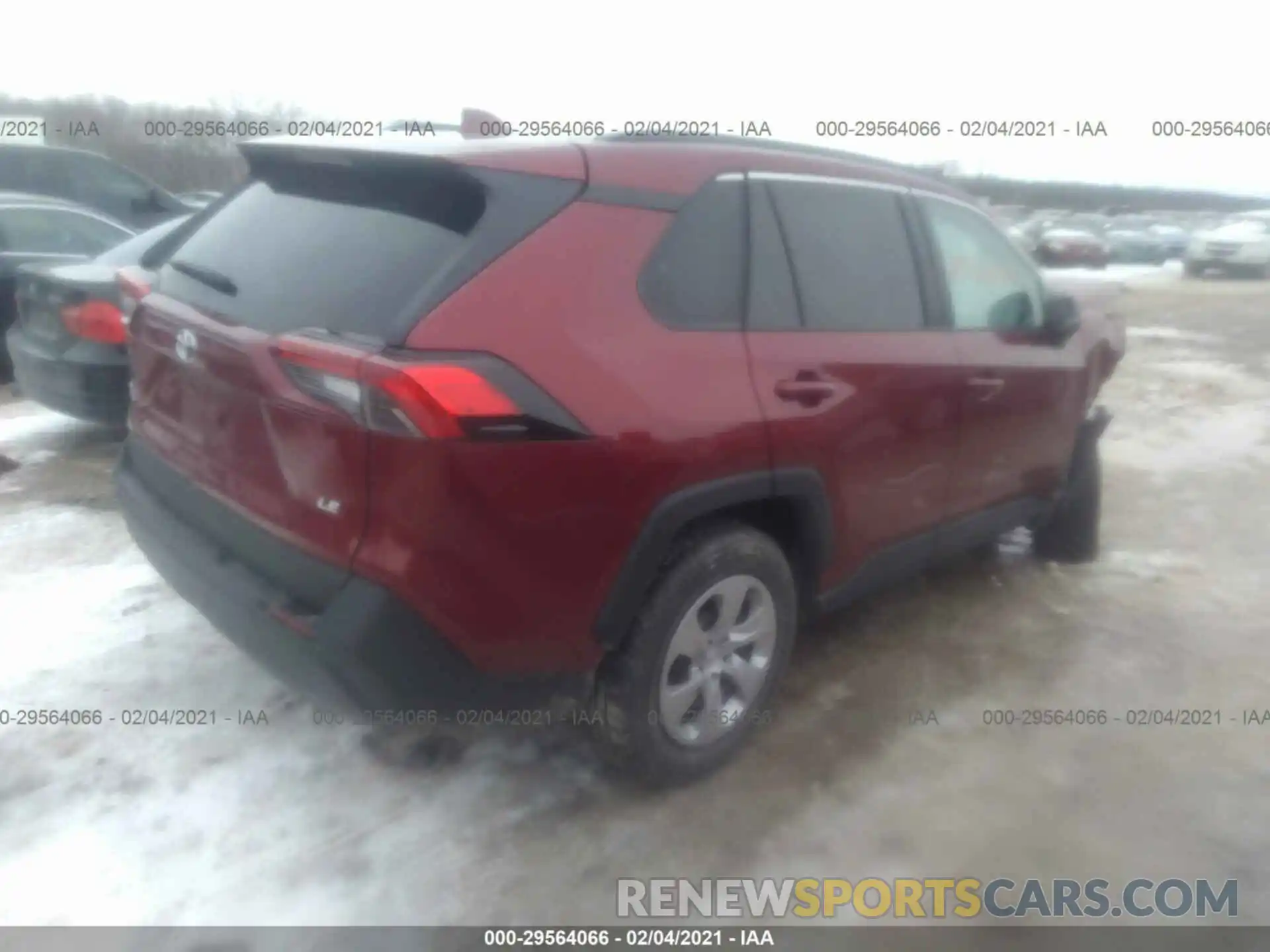 4 Фотография поврежденного автомобиля 2T3H1RFV1LC081552 TOYOTA RAV4 2020