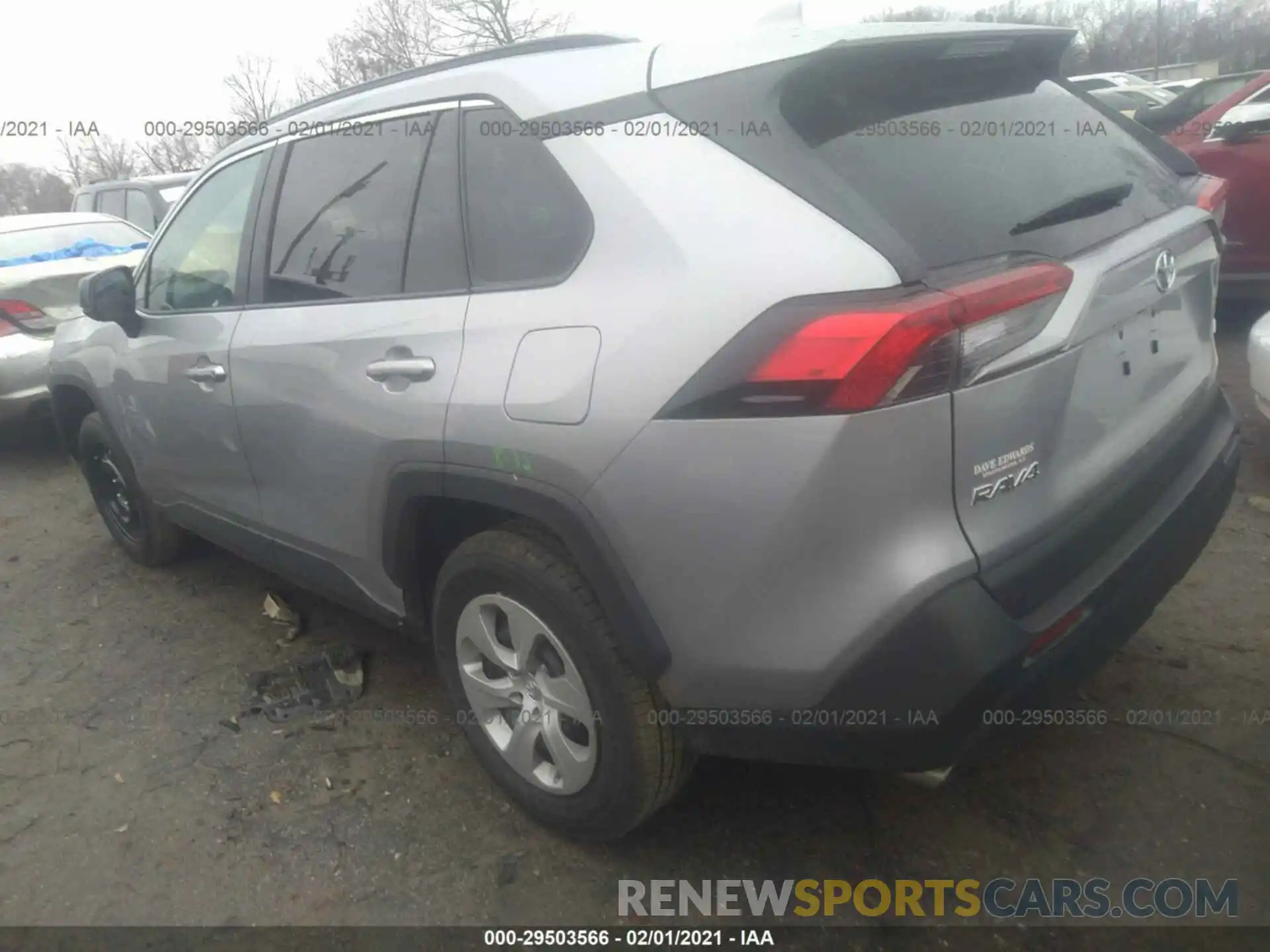 3 Photograph of a damaged car 2T3H1RFV1LC083401 TOYOTA RAV4 2020