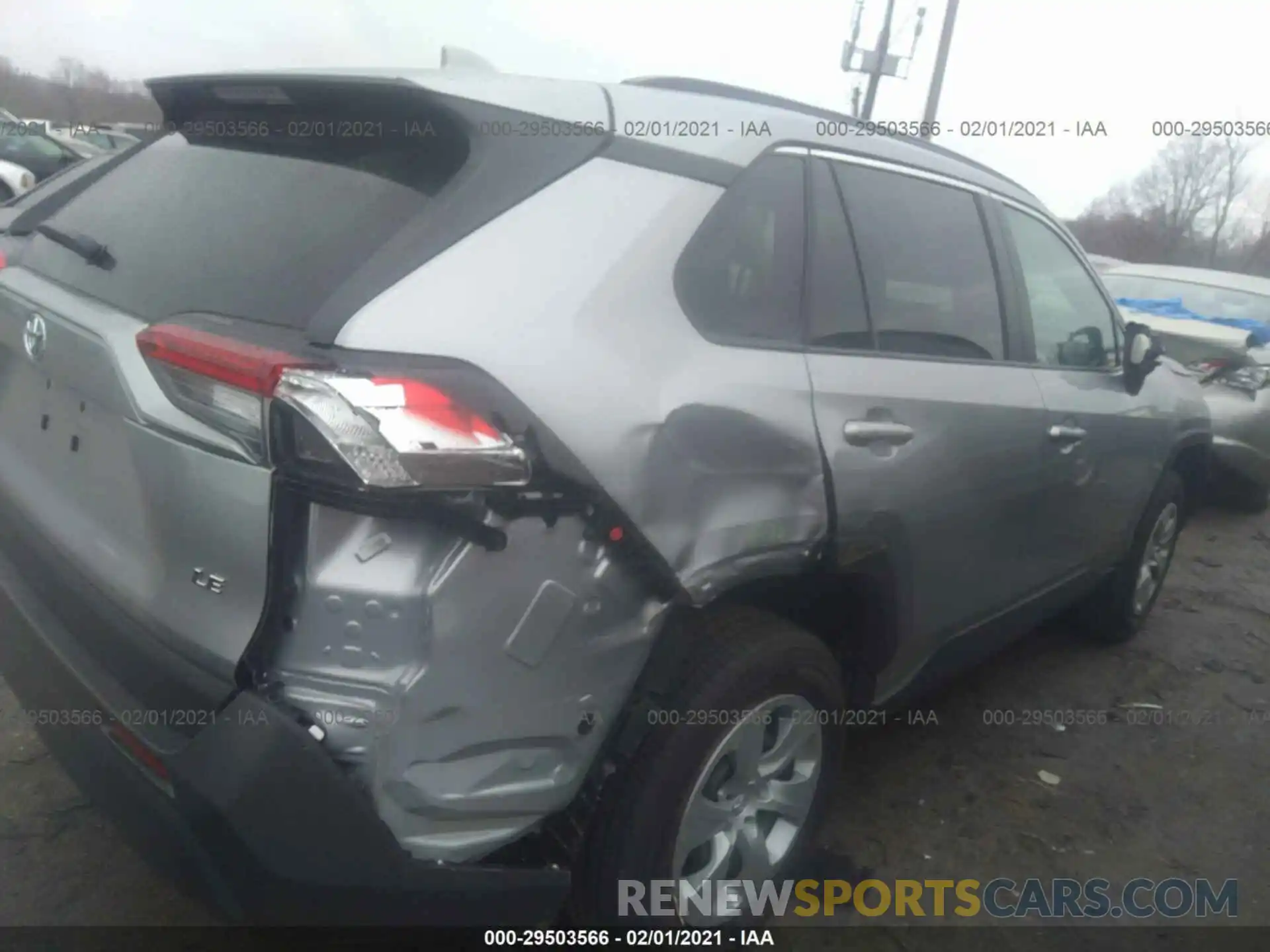 4 Фотография поврежденного автомобиля 2T3H1RFV1LC083401 TOYOTA RAV4 2020