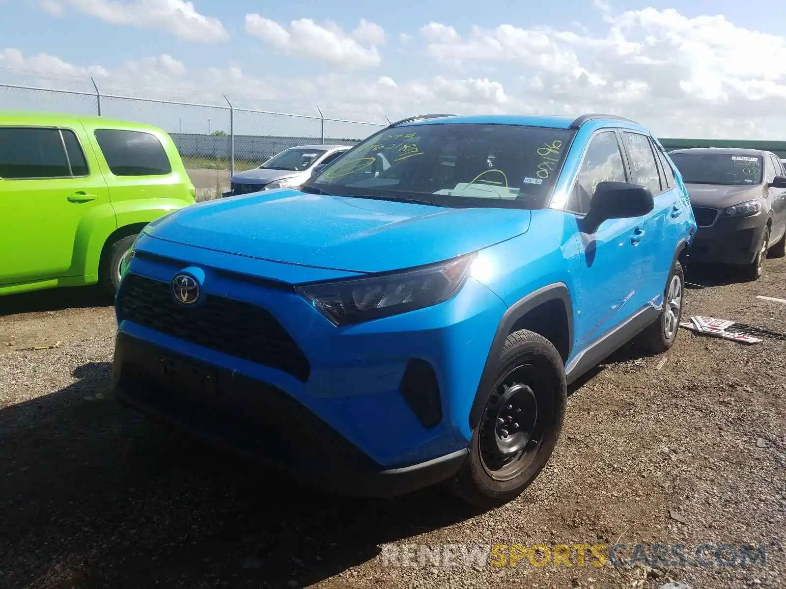 2 Фотография поврежденного автомобиля 2T3H1RFV1LW071196 TOYOTA RAV4 2020