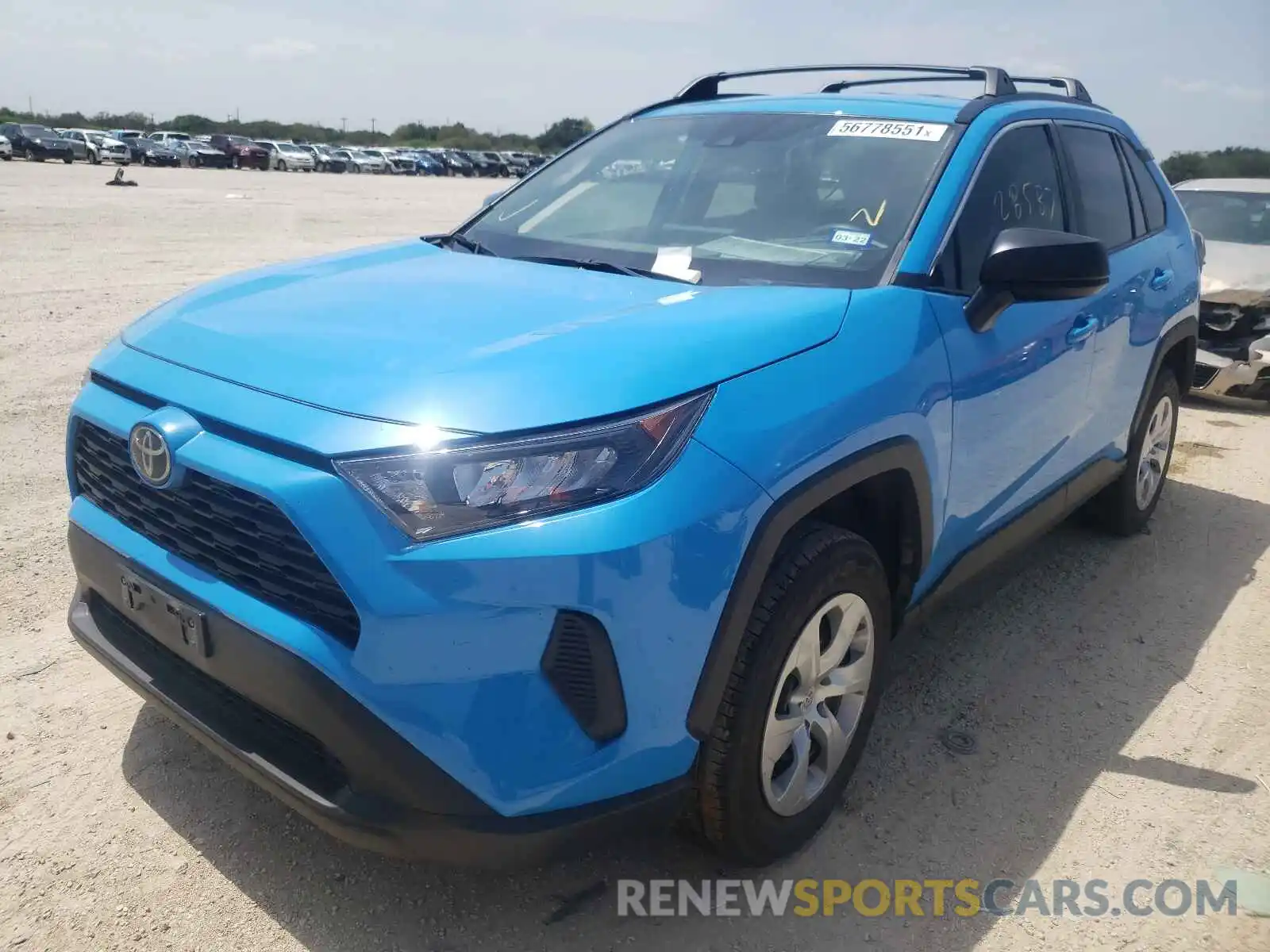 2 Photograph of a damaged car 2T3H1RFV1LW077273 TOYOTA RAV4 2020