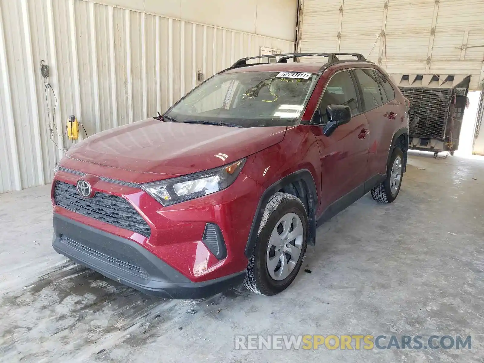 2 Photograph of a damaged car 2T3H1RFV1LW096325 TOYOTA RAV4 2020