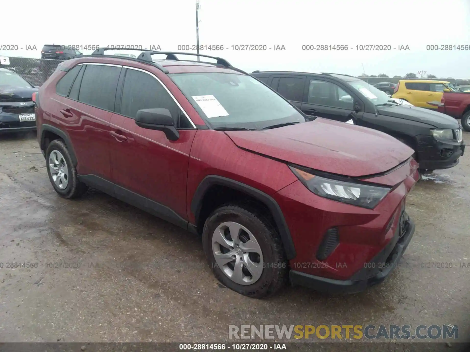 1 Photograph of a damaged car 2T3H1RFV2LC035633 TOYOTA RAV4 2020