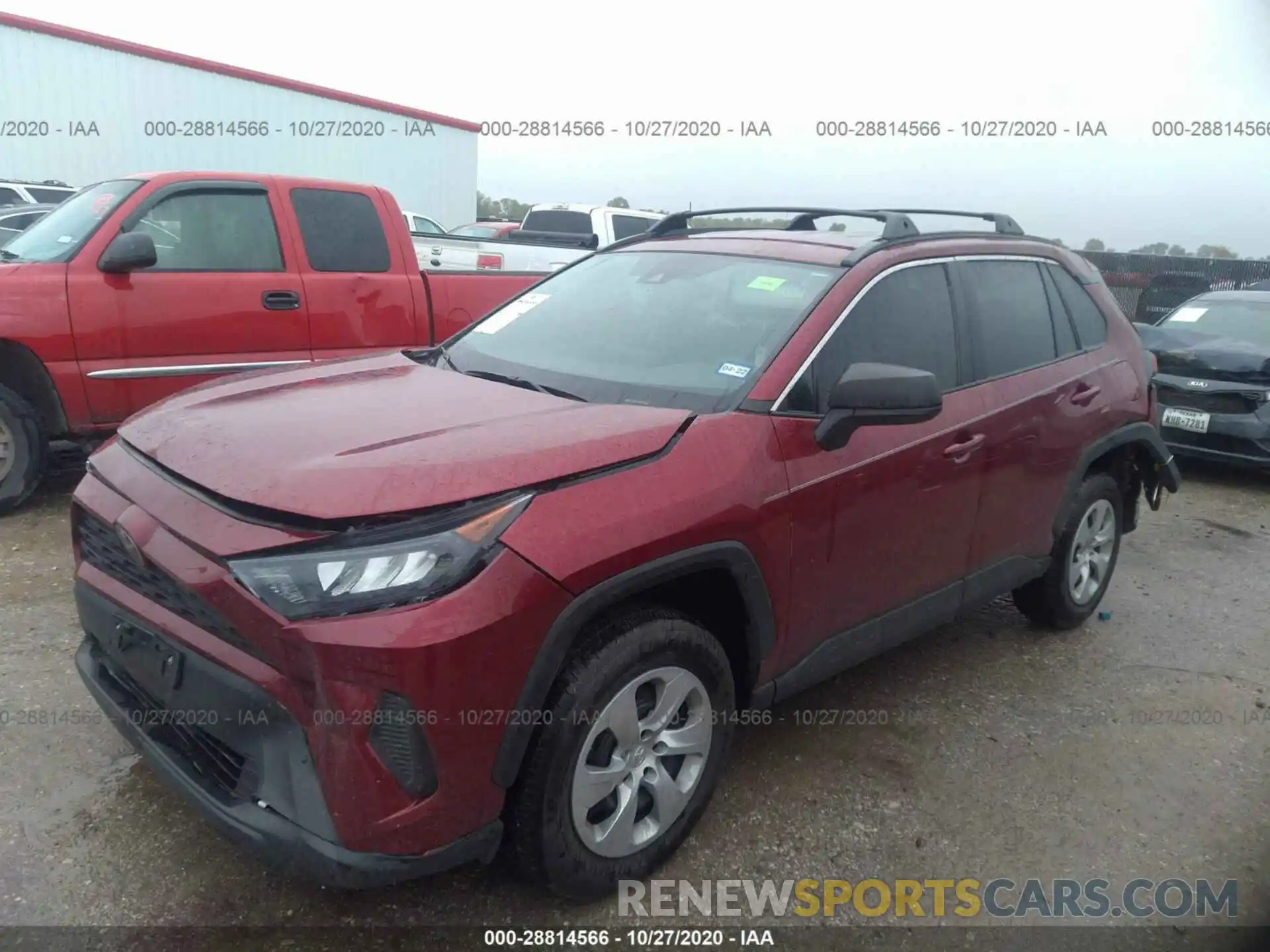 2 Photograph of a damaged car 2T3H1RFV2LC035633 TOYOTA RAV4 2020