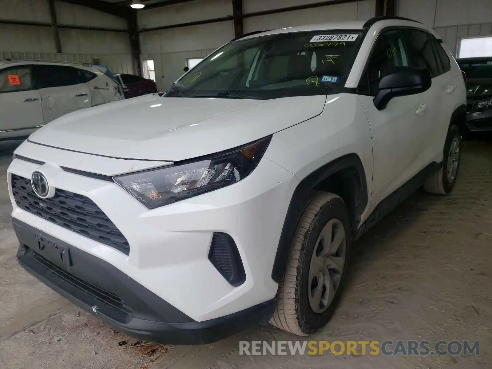 2 Photograph of a damaged car 2T3H1RFV2LC038449 TOYOTA RAV4 2020