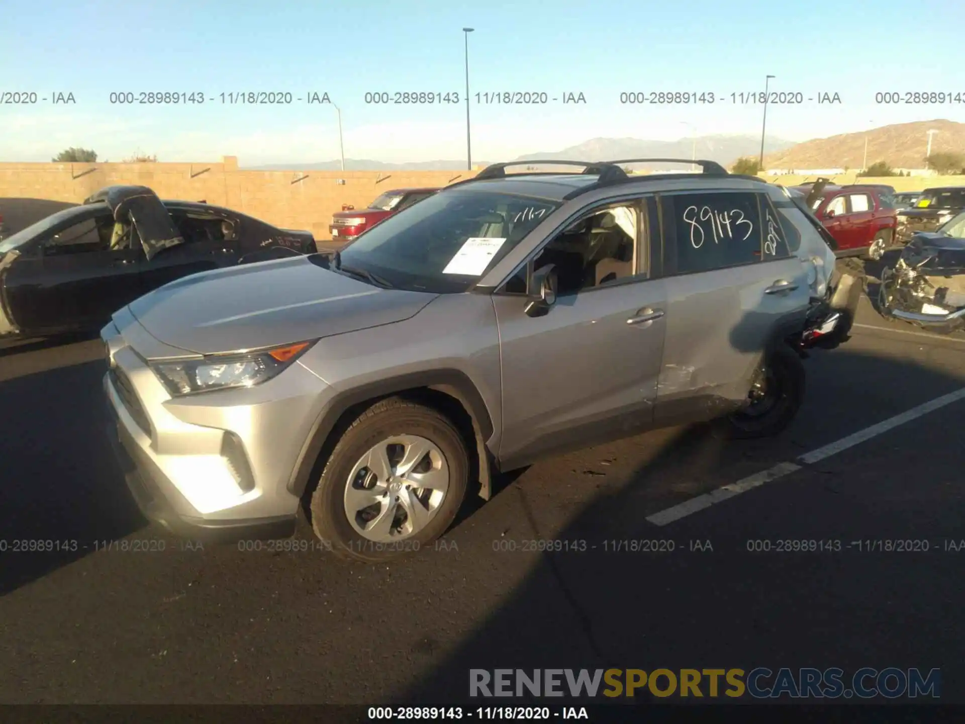 2 Photograph of a damaged car 2T3H1RFV2LC039777 TOYOTA RAV4 2020