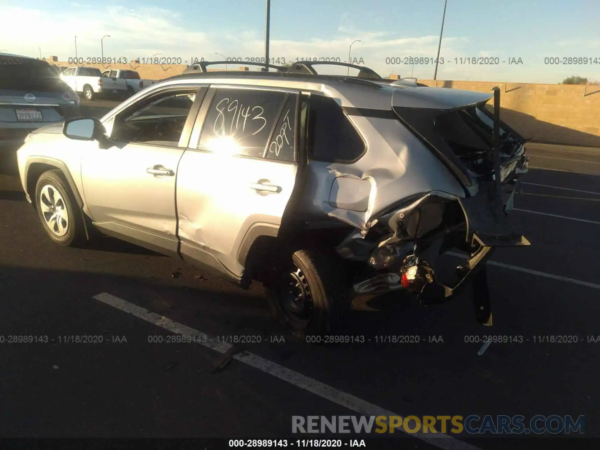 3 Photograph of a damaged car 2T3H1RFV2LC039777 TOYOTA RAV4 2020