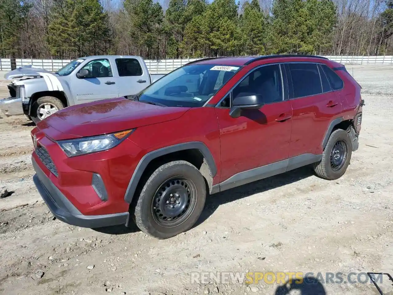 1 Photograph of a damaged car 2T3H1RFV2LC041898 TOYOTA RAV4 2020