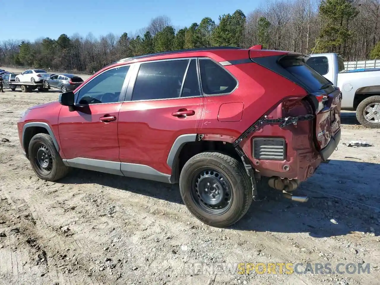 2 Photograph of a damaged car 2T3H1RFV2LC041898 TOYOTA RAV4 2020