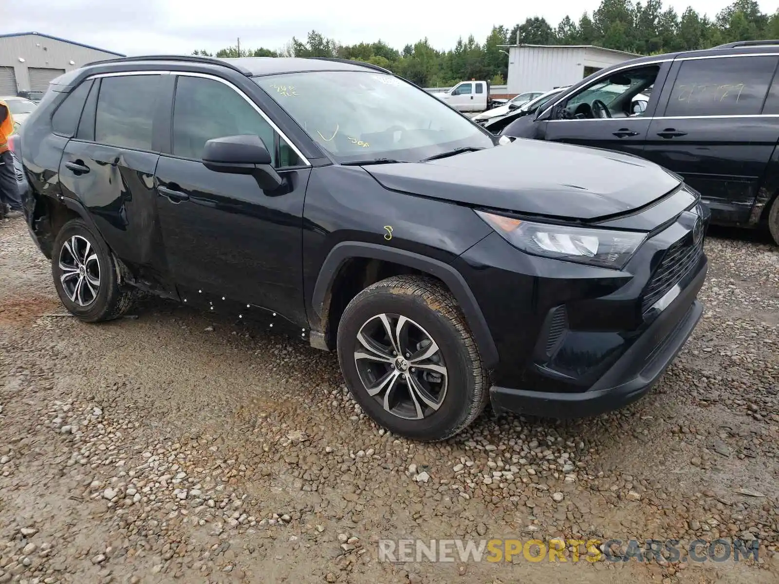 1 Photograph of a damaged car 2T3H1RFV2LC043361 TOYOTA RAV4 2020