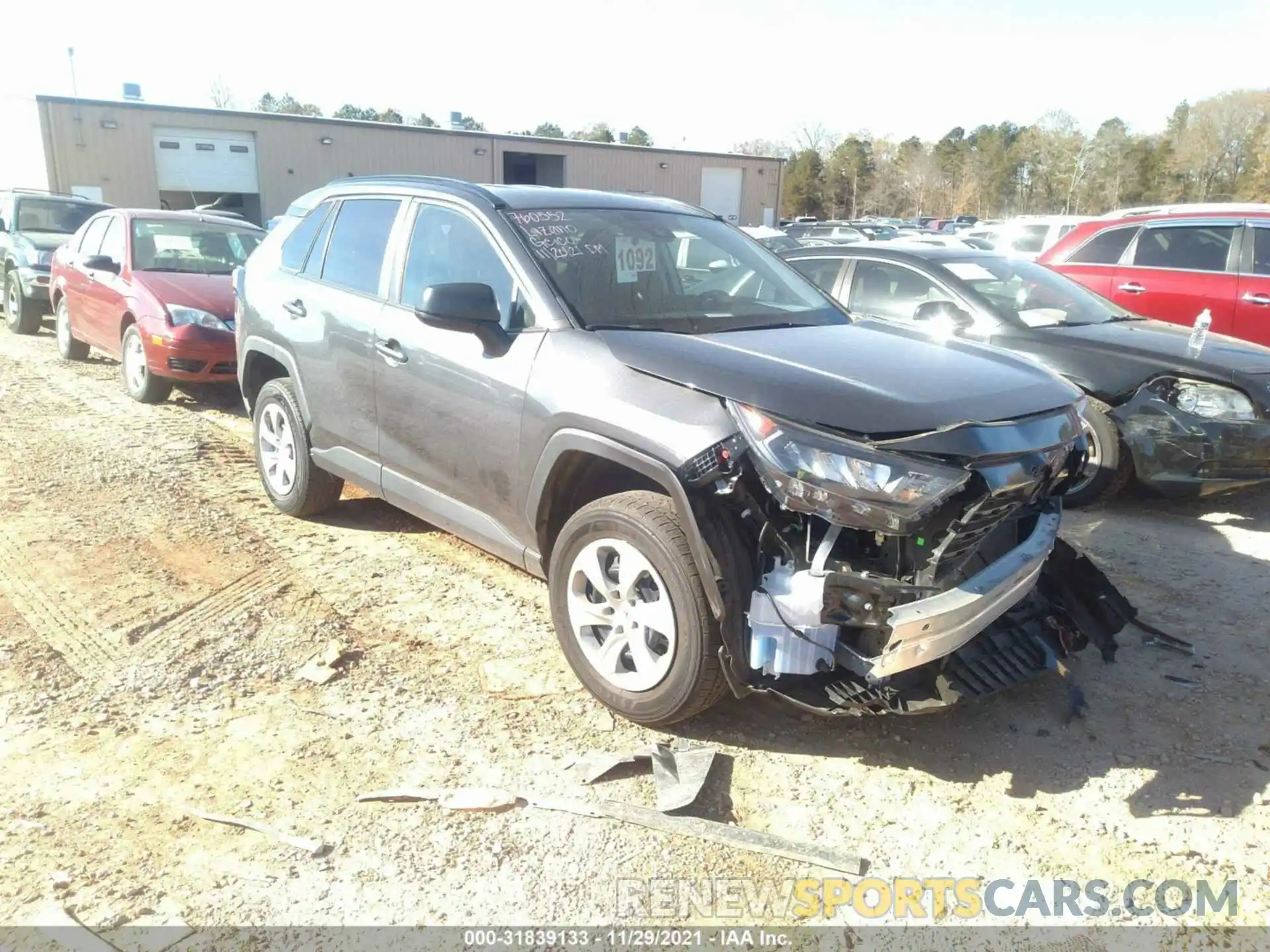 1 Photograph of a damaged car 2T3H1RFV2LC071838 TOYOTA RAV4 2020