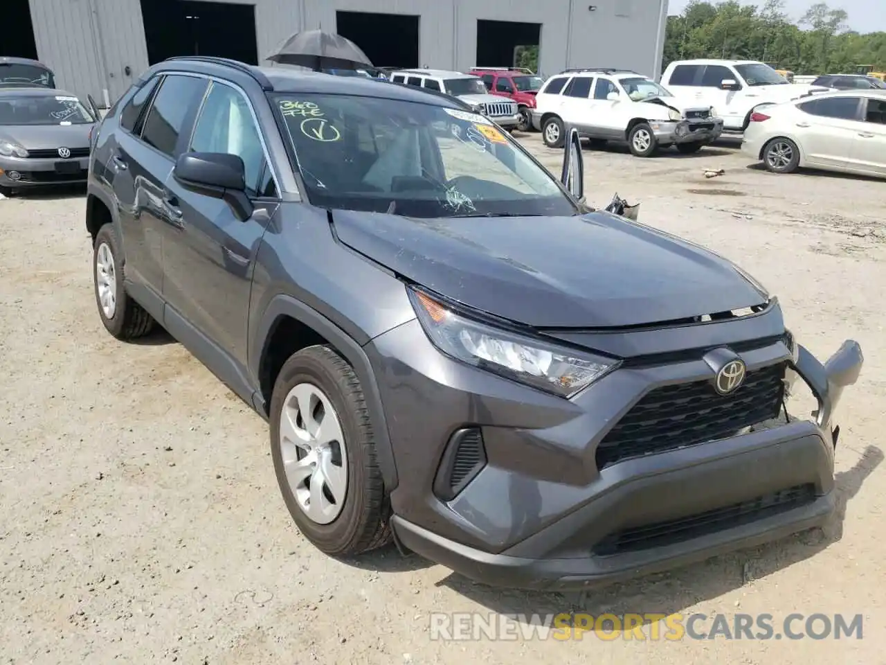 1 Photograph of a damaged car 2T3H1RFV2LC077297 TOYOTA RAV4 2020