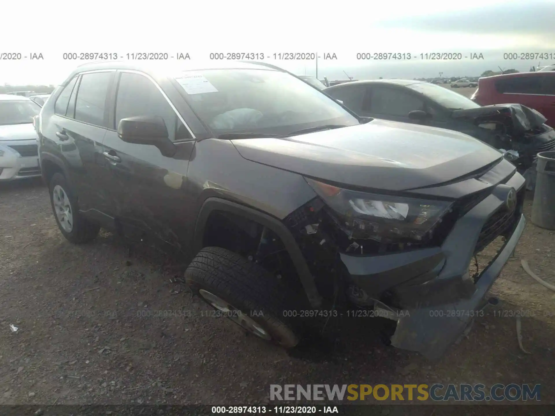 1 Photograph of a damaged car 2T3H1RFV2LC078434 TOYOTA RAV4 2020