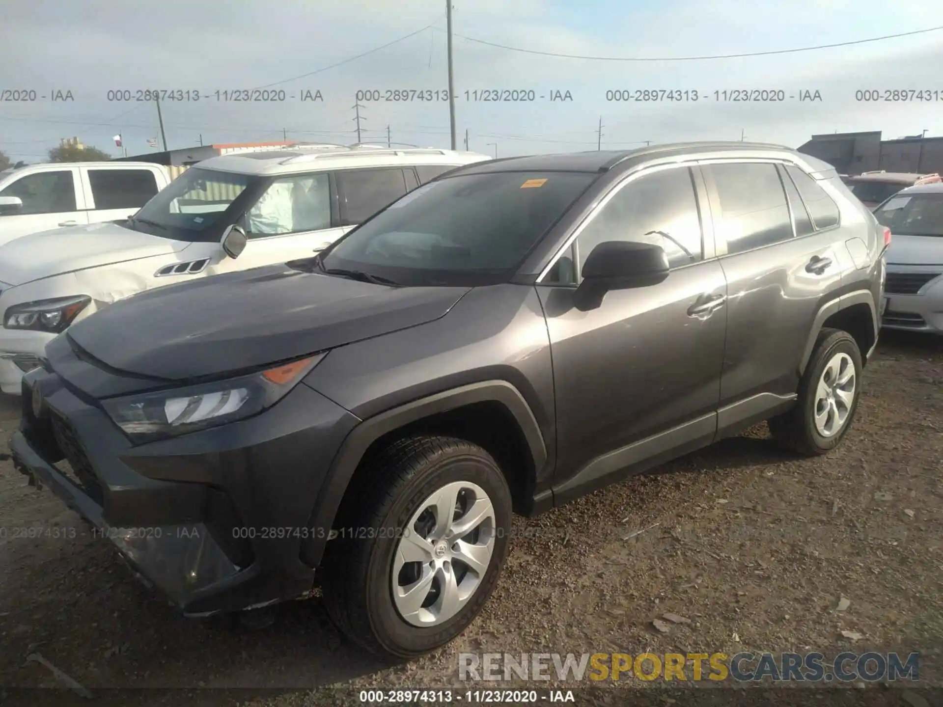 2 Photograph of a damaged car 2T3H1RFV2LC078434 TOYOTA RAV4 2020