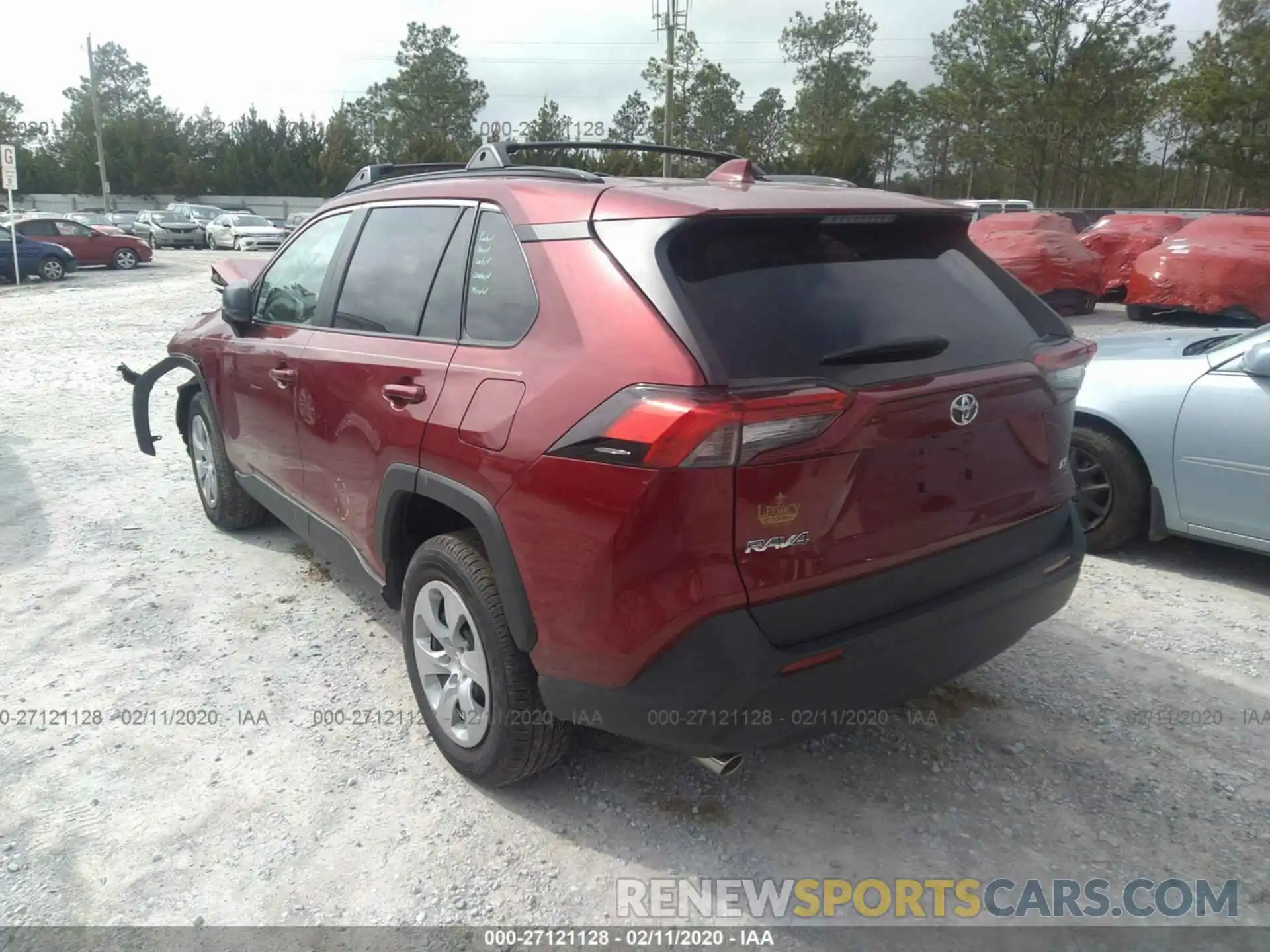 3 Photograph of a damaged car 2T3H1RFV2LW068291 TOYOTA RAV4 2020