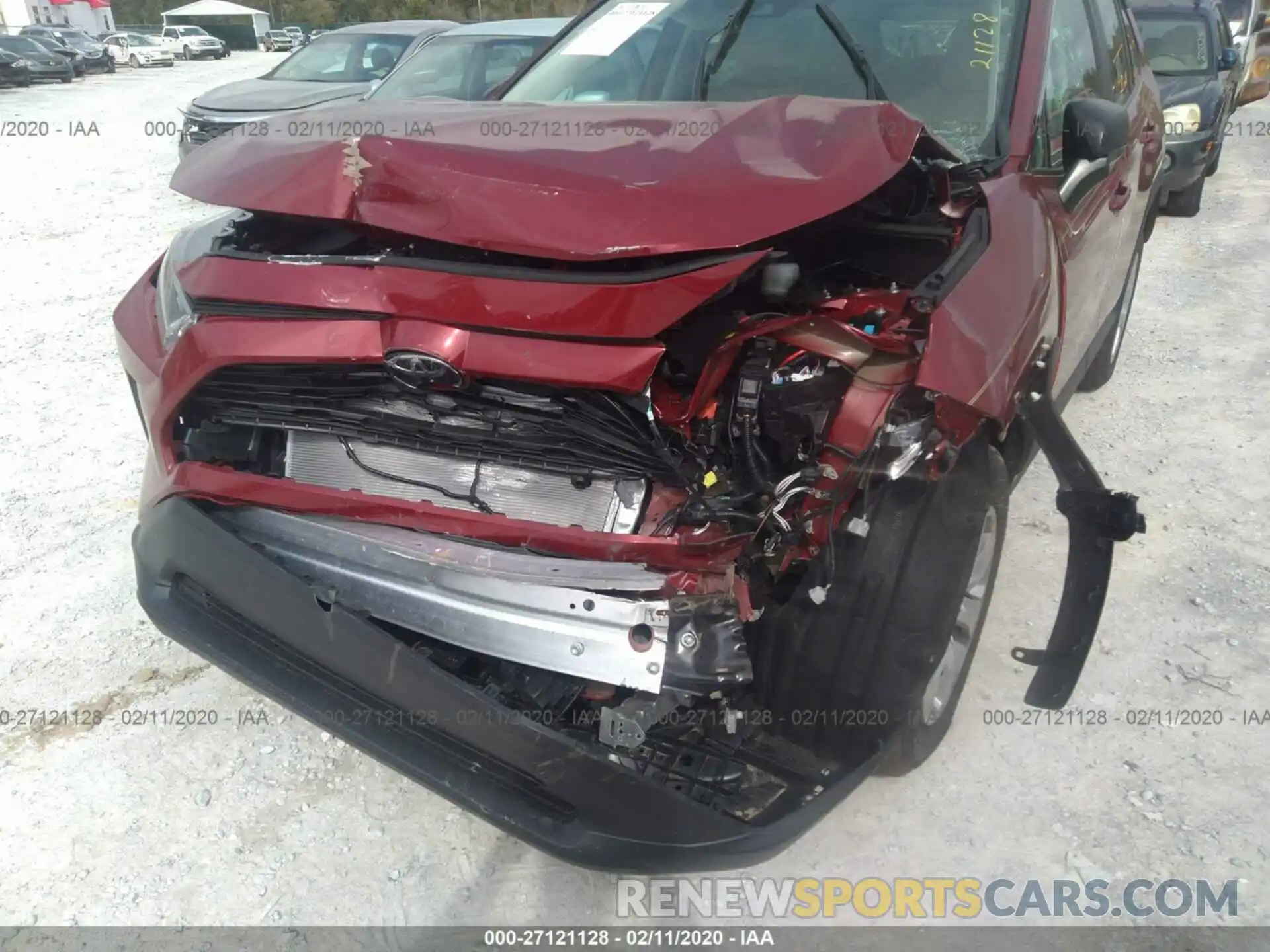 6 Photograph of a damaged car 2T3H1RFV2LW068291 TOYOTA RAV4 2020