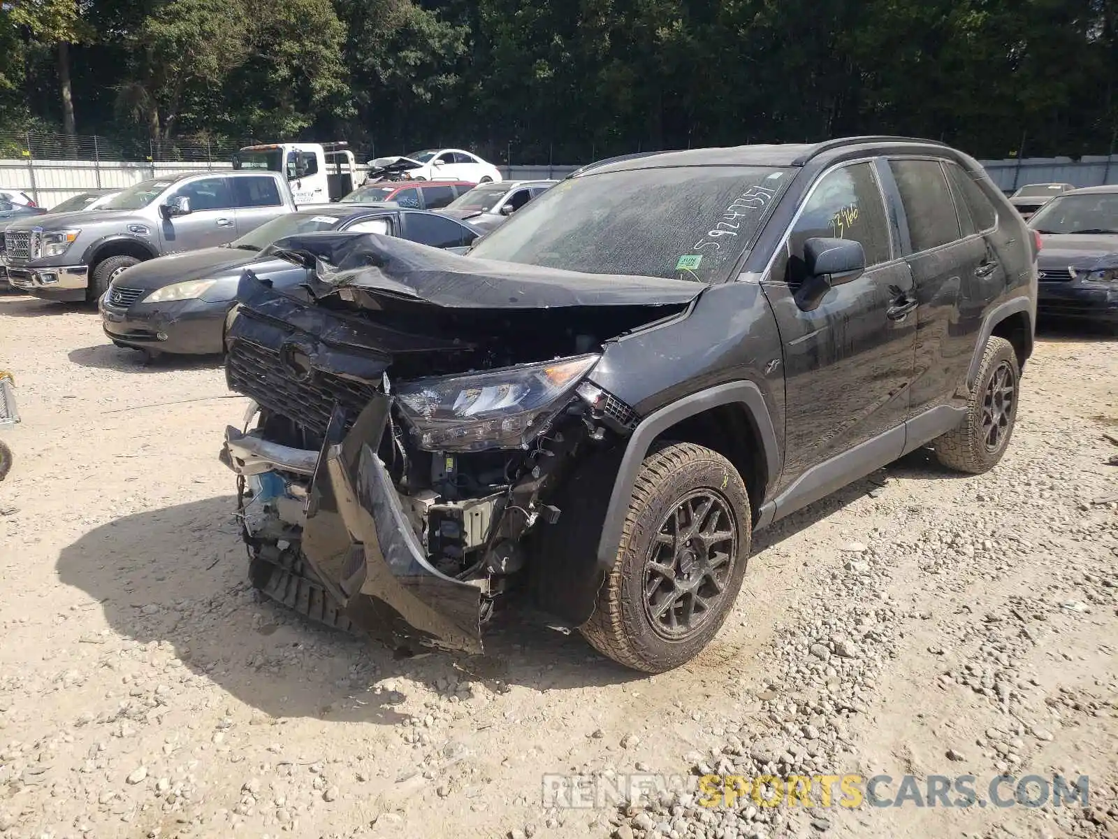 2 Photograph of a damaged car 2T3H1RFV2LW069294 TOYOTA RAV4 2020