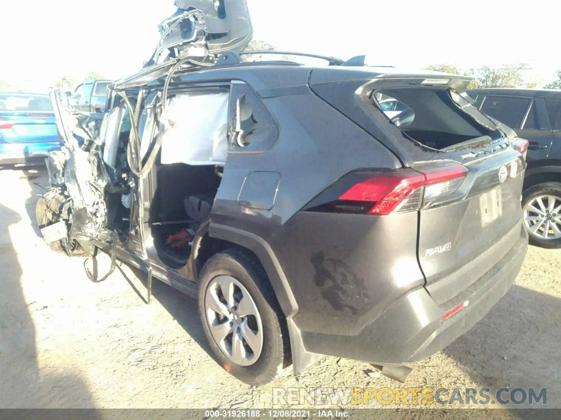 3 Photograph of a damaged car 2T3H1RFV2LW078450 TOYOTA RAV4 2020