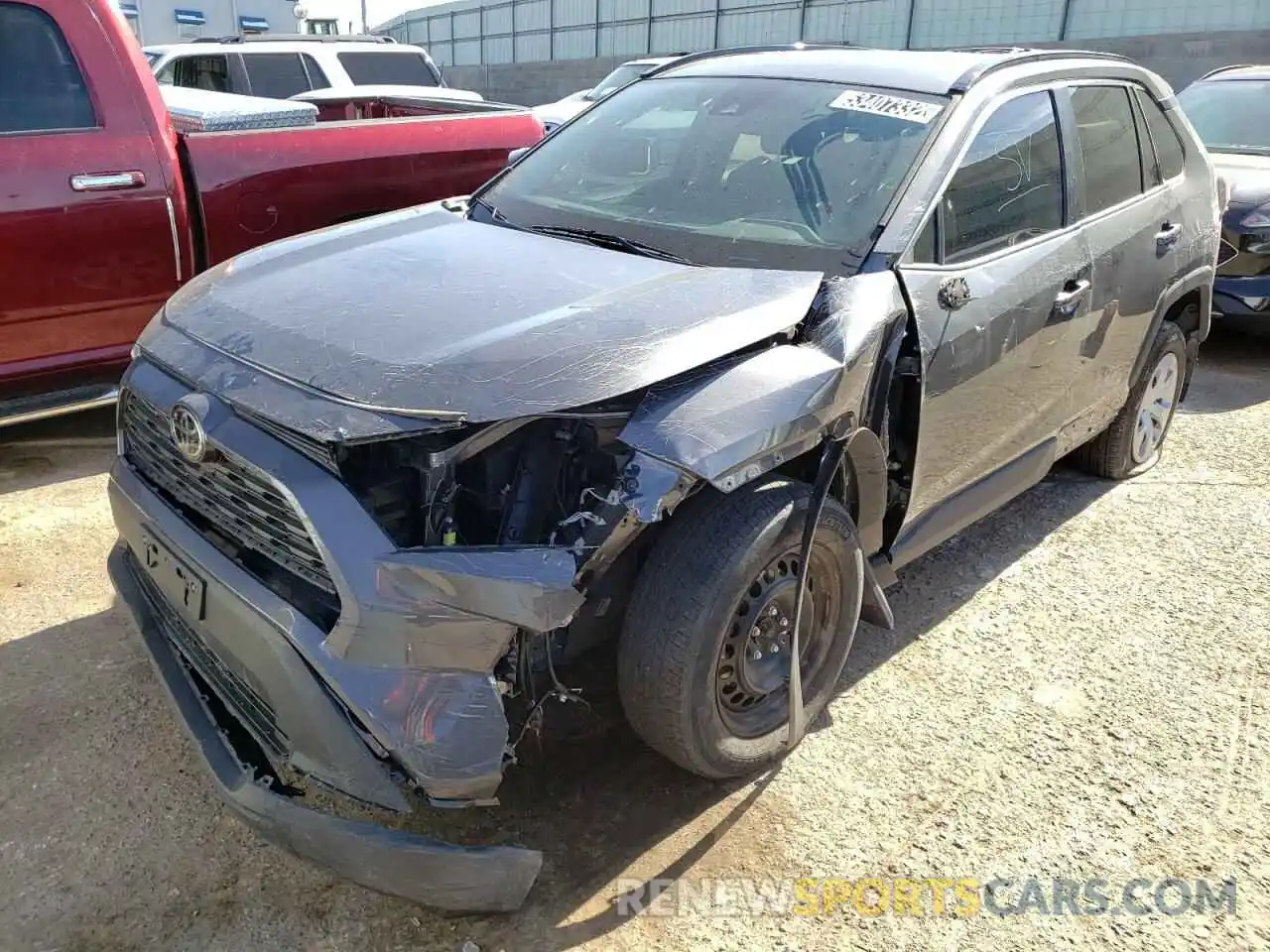 2 Photograph of a damaged car 2T3H1RFV2LW081316 TOYOTA RAV4 2020