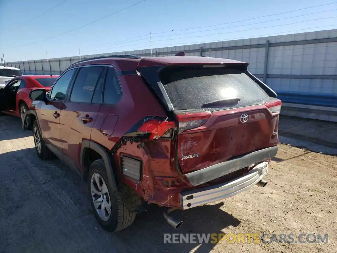 3 Photograph of a damaged car 2T3H1RFV2LW084751 TOYOTA RAV4 2020