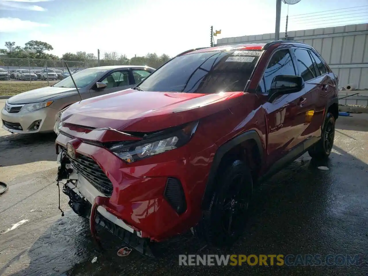 2 Photograph of a damaged car 2T3H1RFV2LW089643 TOYOTA RAV4 2020