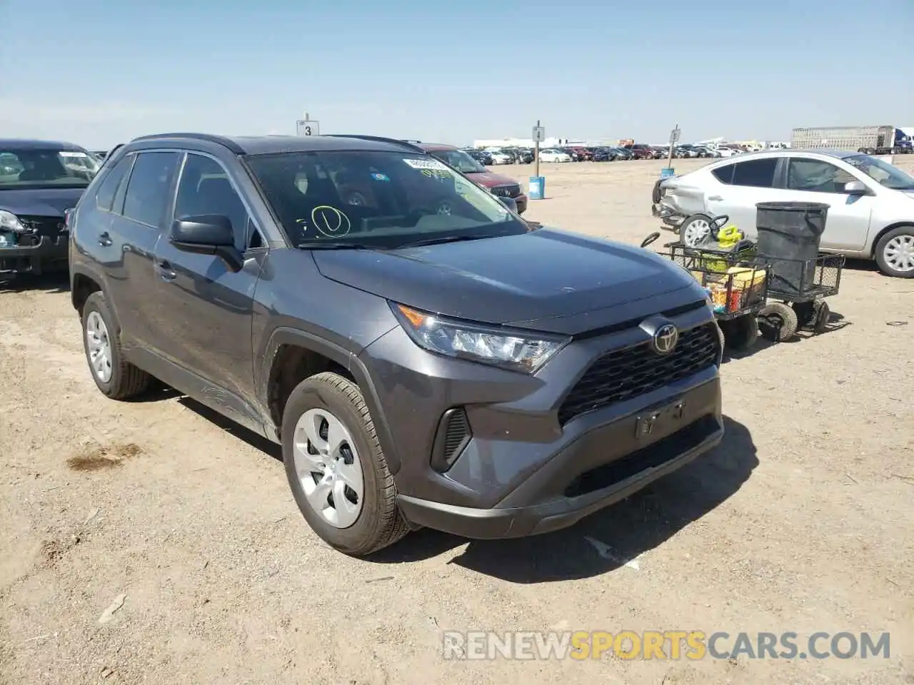 1 Photograph of a damaged car 2T3H1RFV2LW095894 TOYOTA RAV4 2020