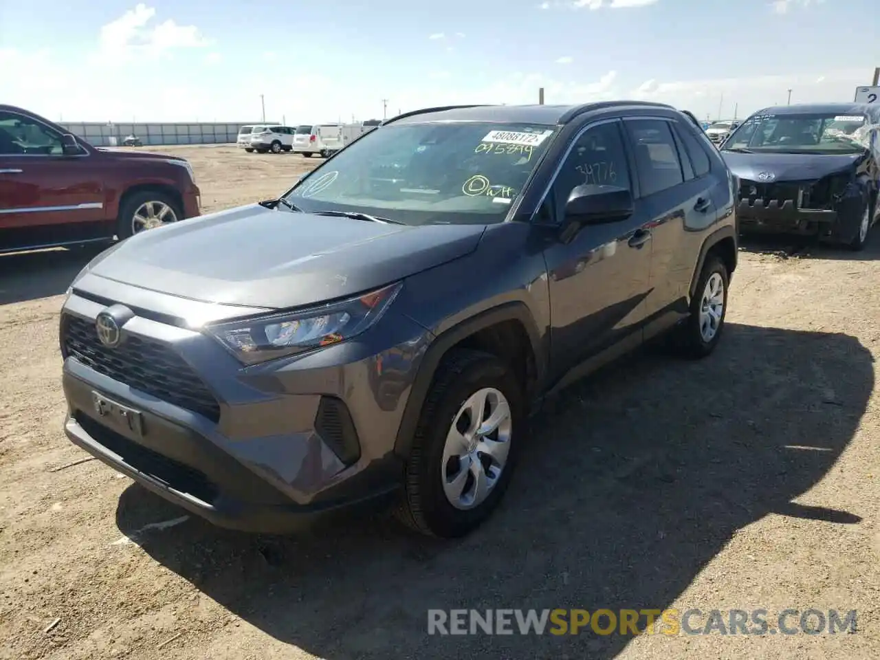 2 Photograph of a damaged car 2T3H1RFV2LW095894 TOYOTA RAV4 2020