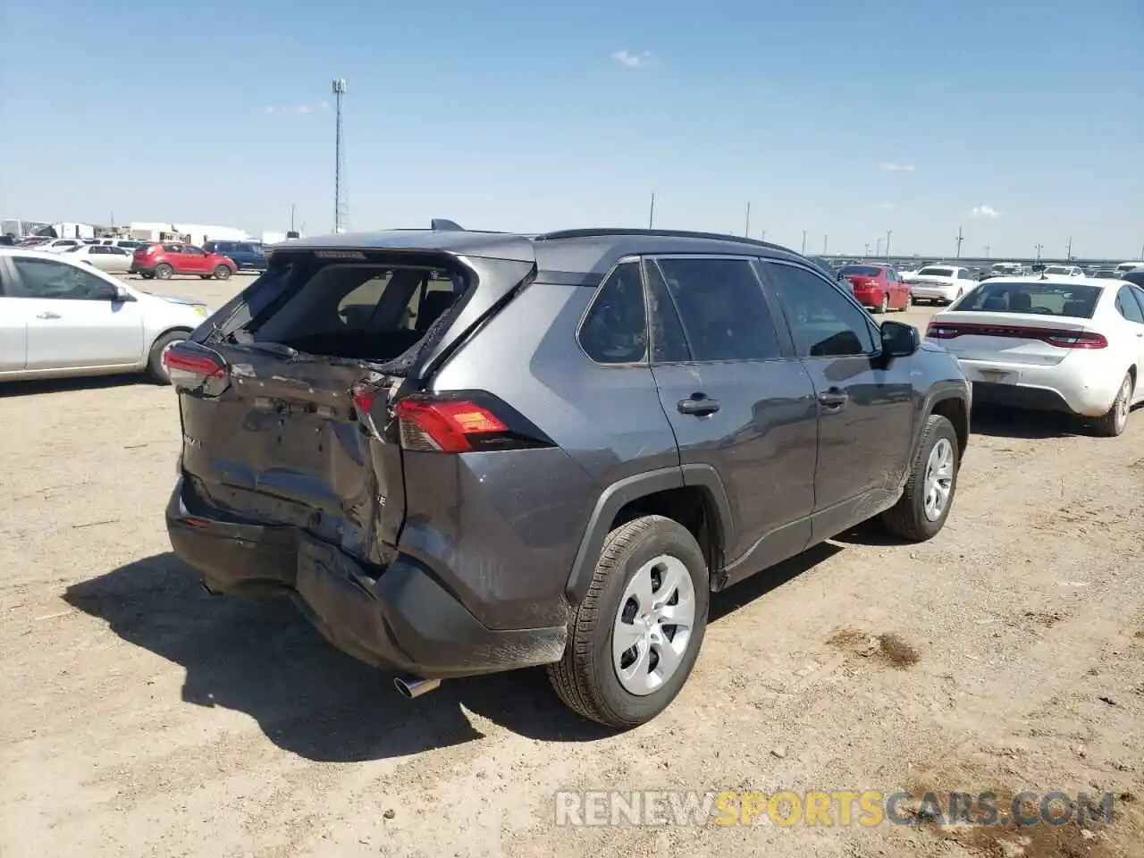 4 Photograph of a damaged car 2T3H1RFV2LW095894 TOYOTA RAV4 2020