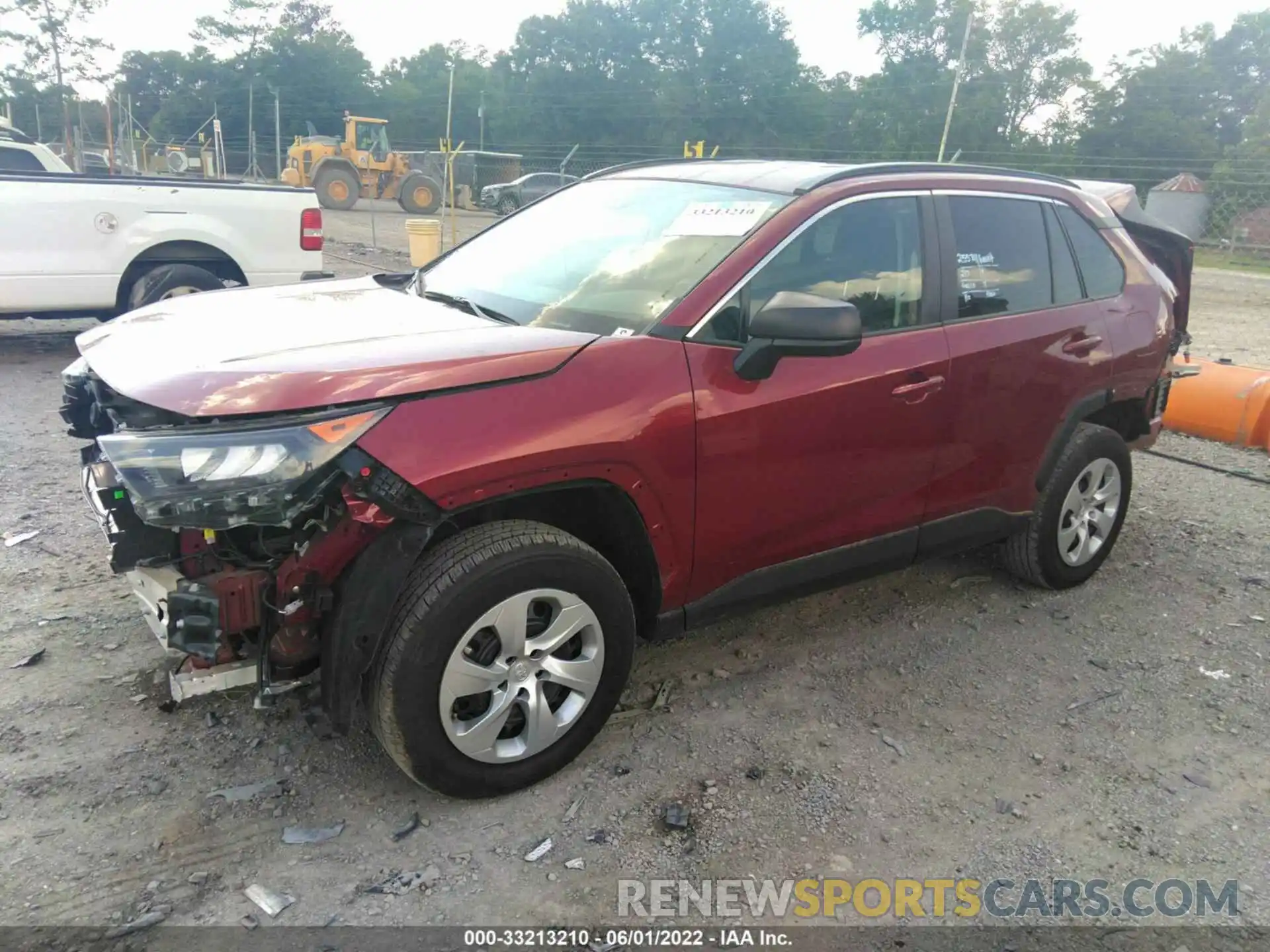 2 Photograph of a damaged car 2T3H1RFV3LC041666 TOYOTA RAV4 2020