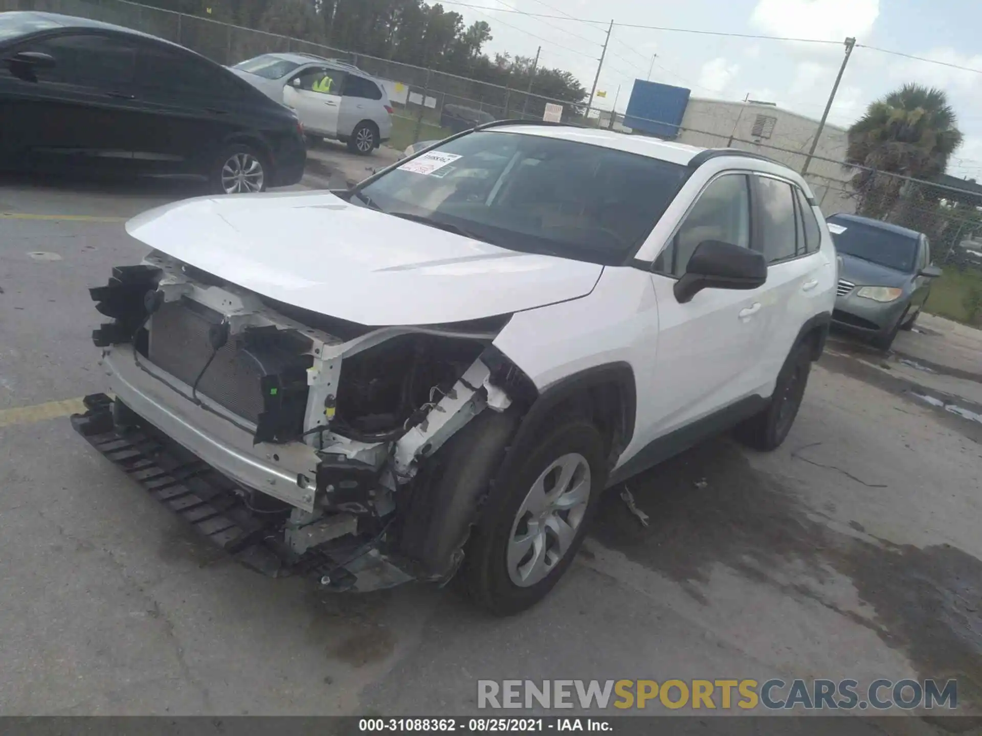 2 Photograph of a damaged car 2T3H1RFV3LC041716 TOYOTA RAV4 2020