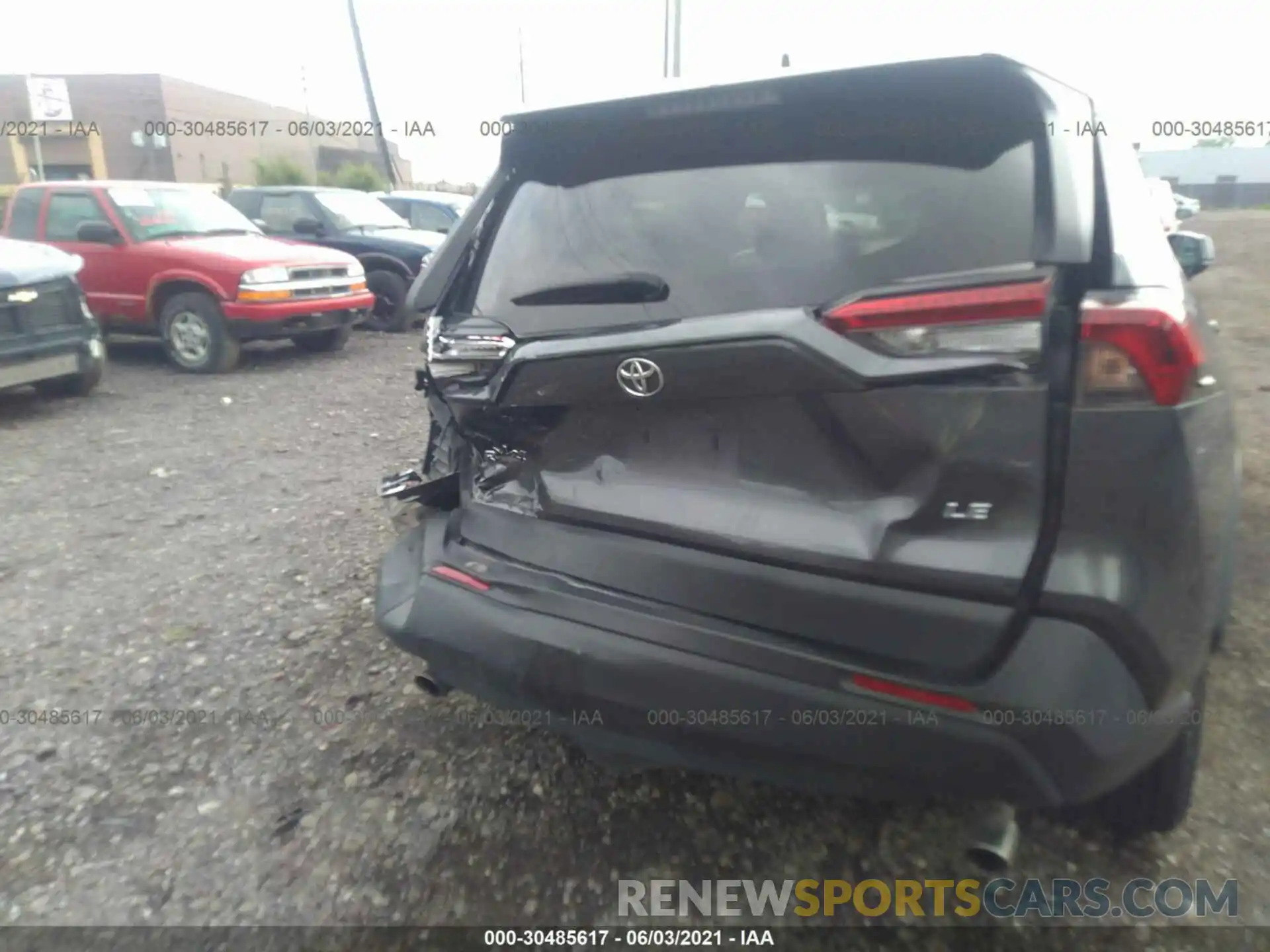 6 Фотография поврежденного автомобиля 2T3H1RFV3LC047709 TOYOTA RAV4 2020