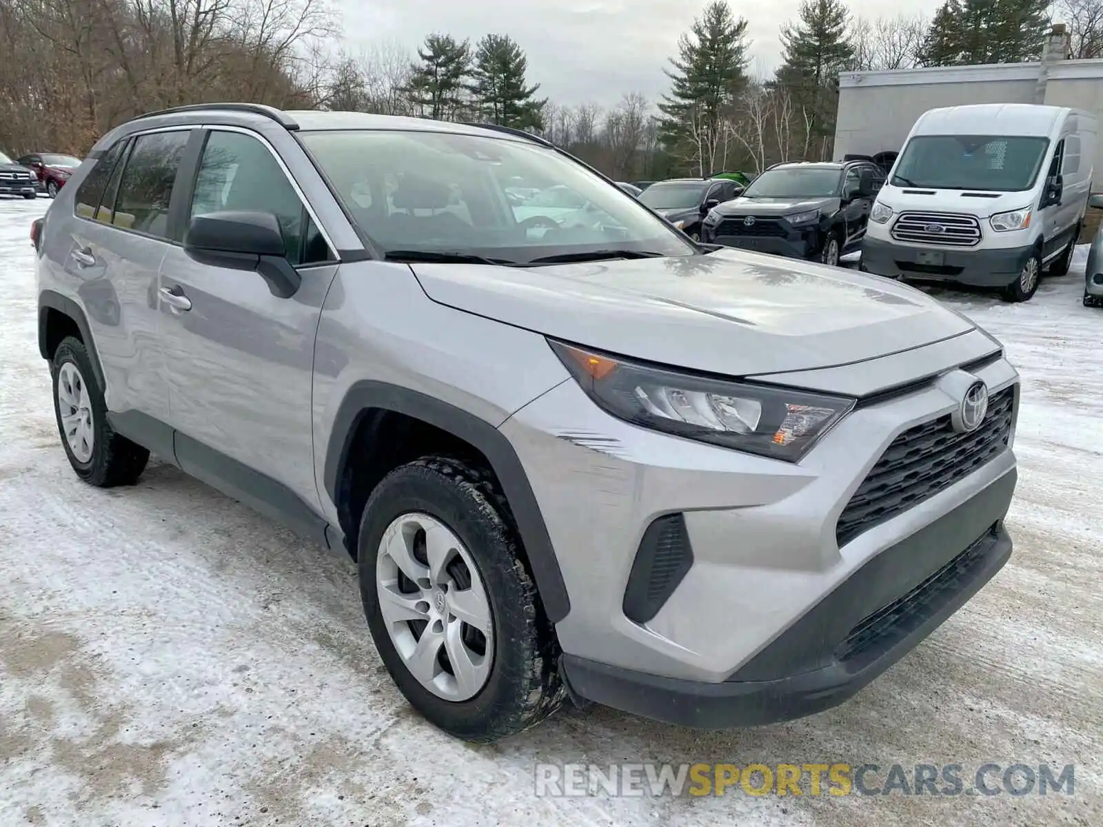 1 Photograph of a damaged car 2T3H1RFV3LC048309 TOYOTA RAV4 2020