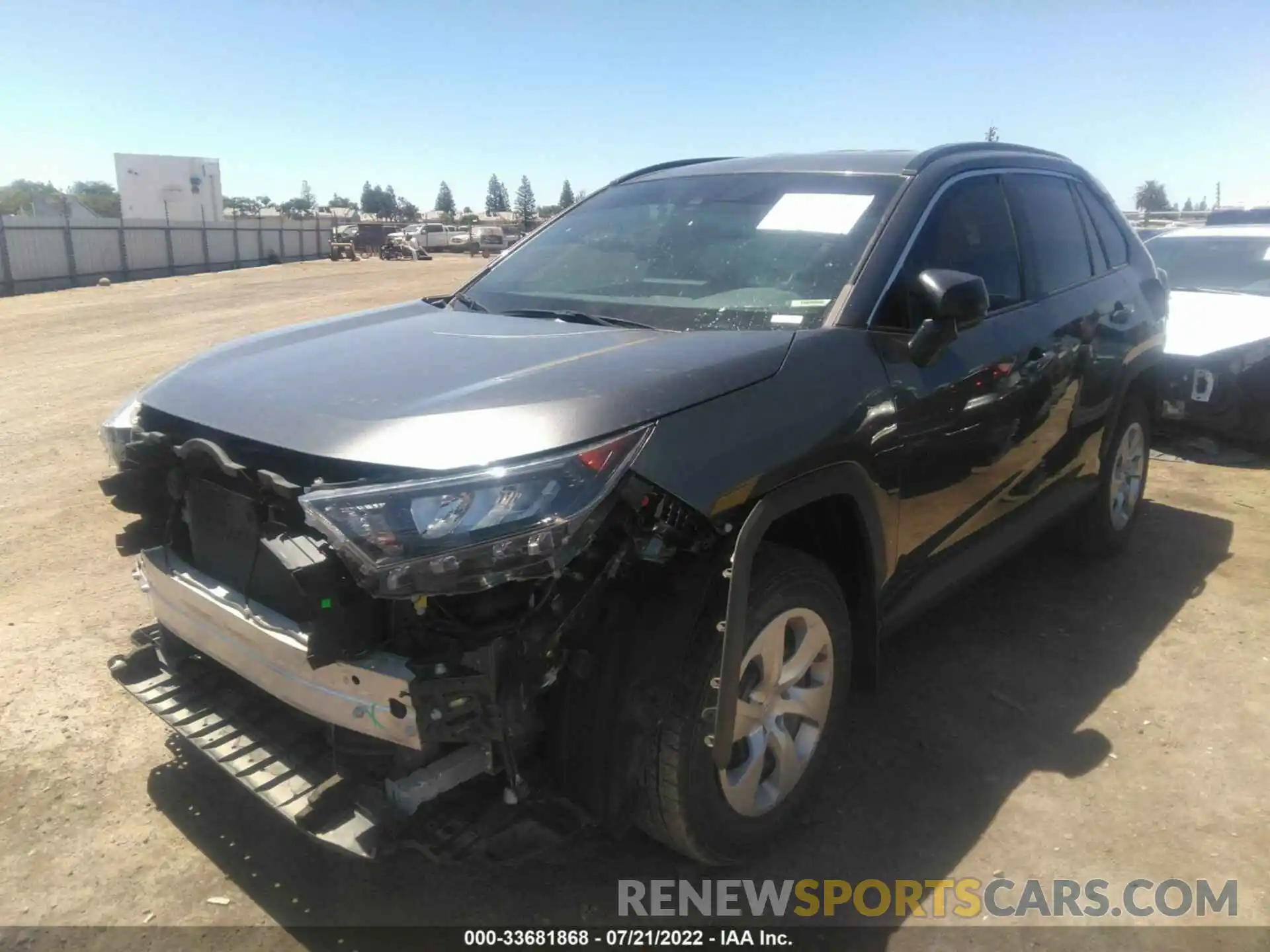 2 Photograph of a damaged car 2T3H1RFV3LC051954 TOYOTA RAV4 2020