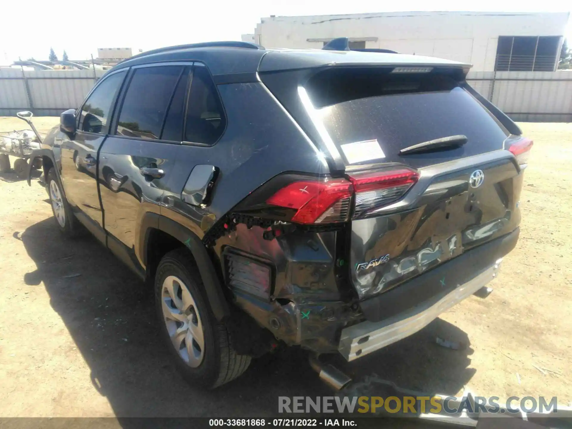 3 Photograph of a damaged car 2T3H1RFV3LC051954 TOYOTA RAV4 2020