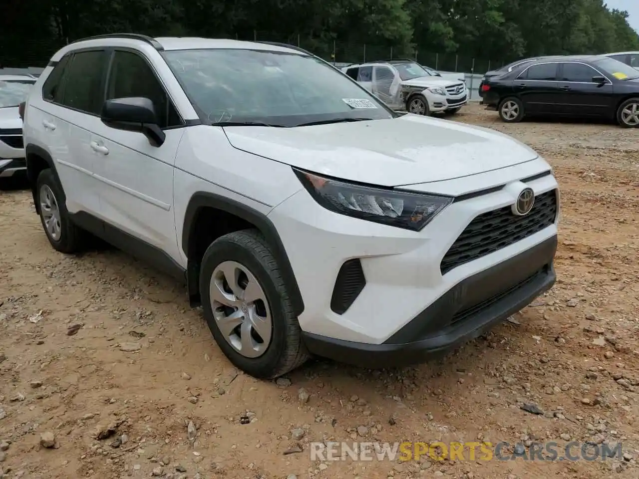 1 Photograph of a damaged car 2T3H1RFV3LC055664 TOYOTA RAV4 2020