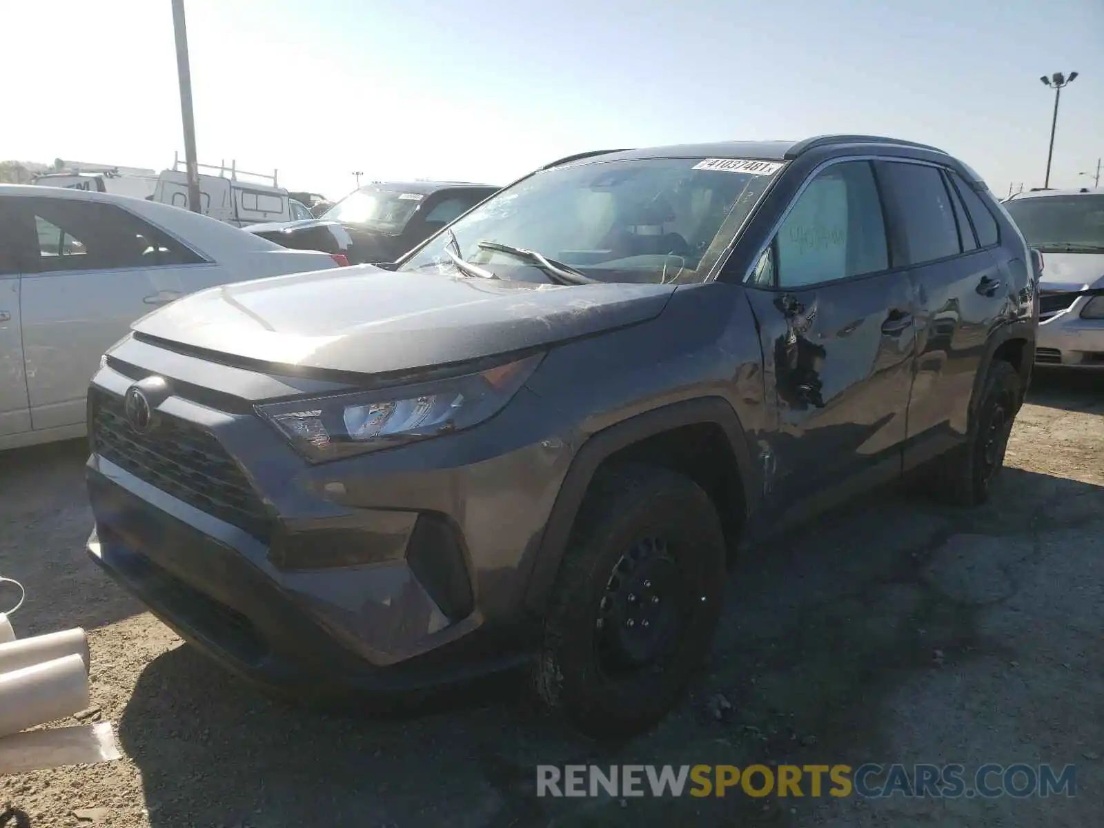 2 Photograph of a damaged car 2T3H1RFV3LC056023 TOYOTA RAV4 2020