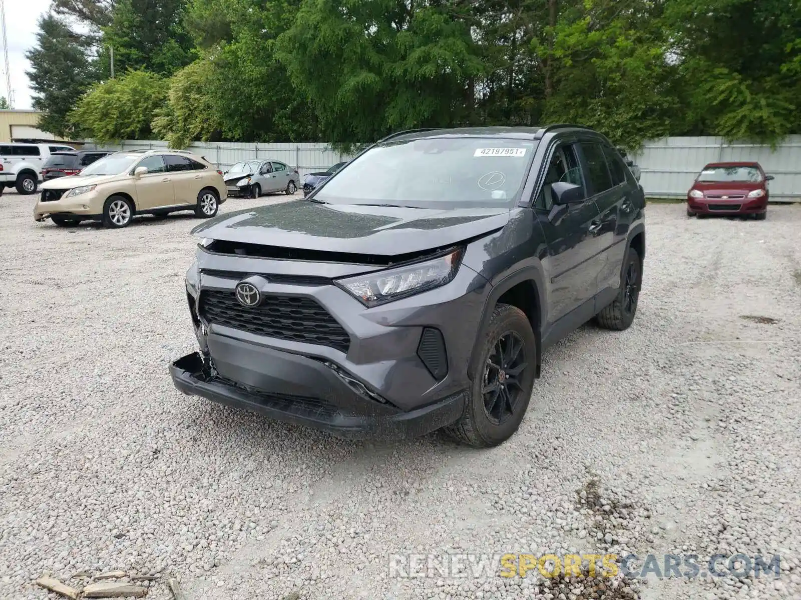 2 Photograph of a damaged car 2T3H1RFV3LC056748 TOYOTA RAV4 2020