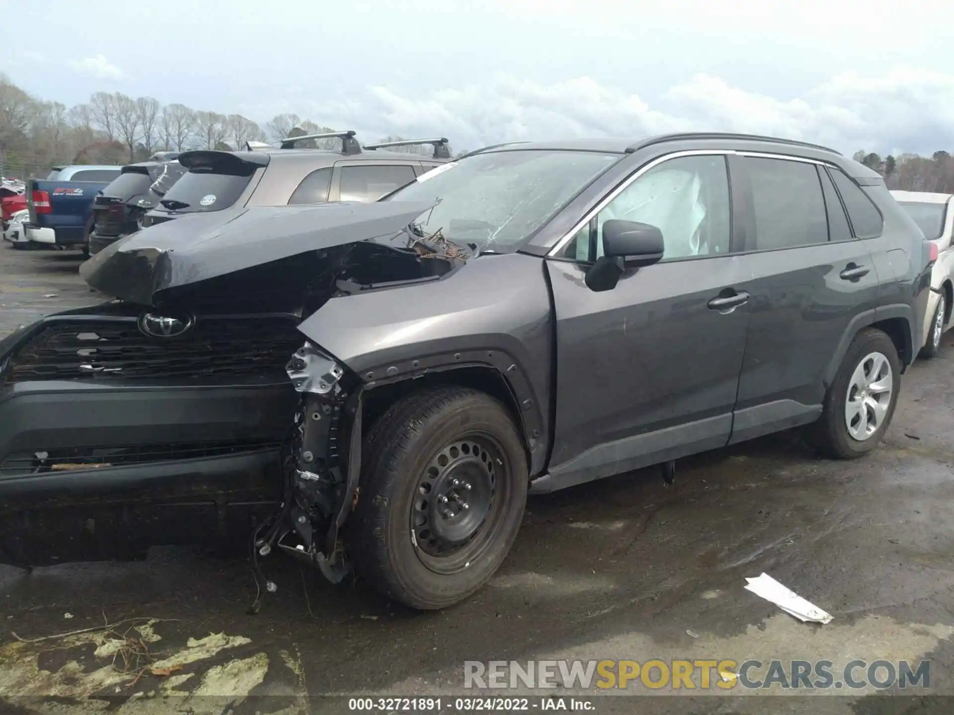 2 Photograph of a damaged car 2T3H1RFV3LC064882 TOYOTA RAV4 2020